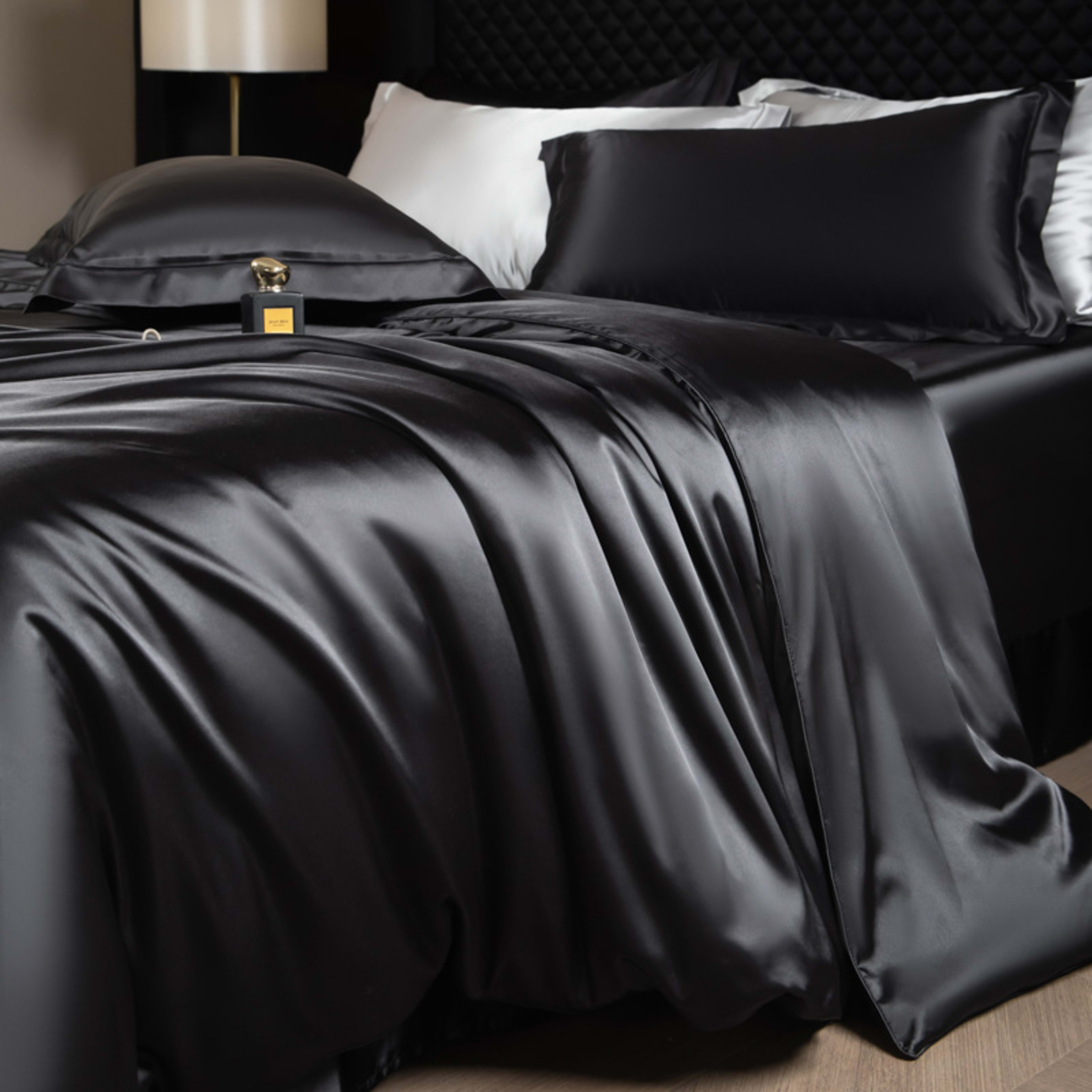 Luxury Real Double Sided Silk Naked-Sleep Duvet Cover Set 14