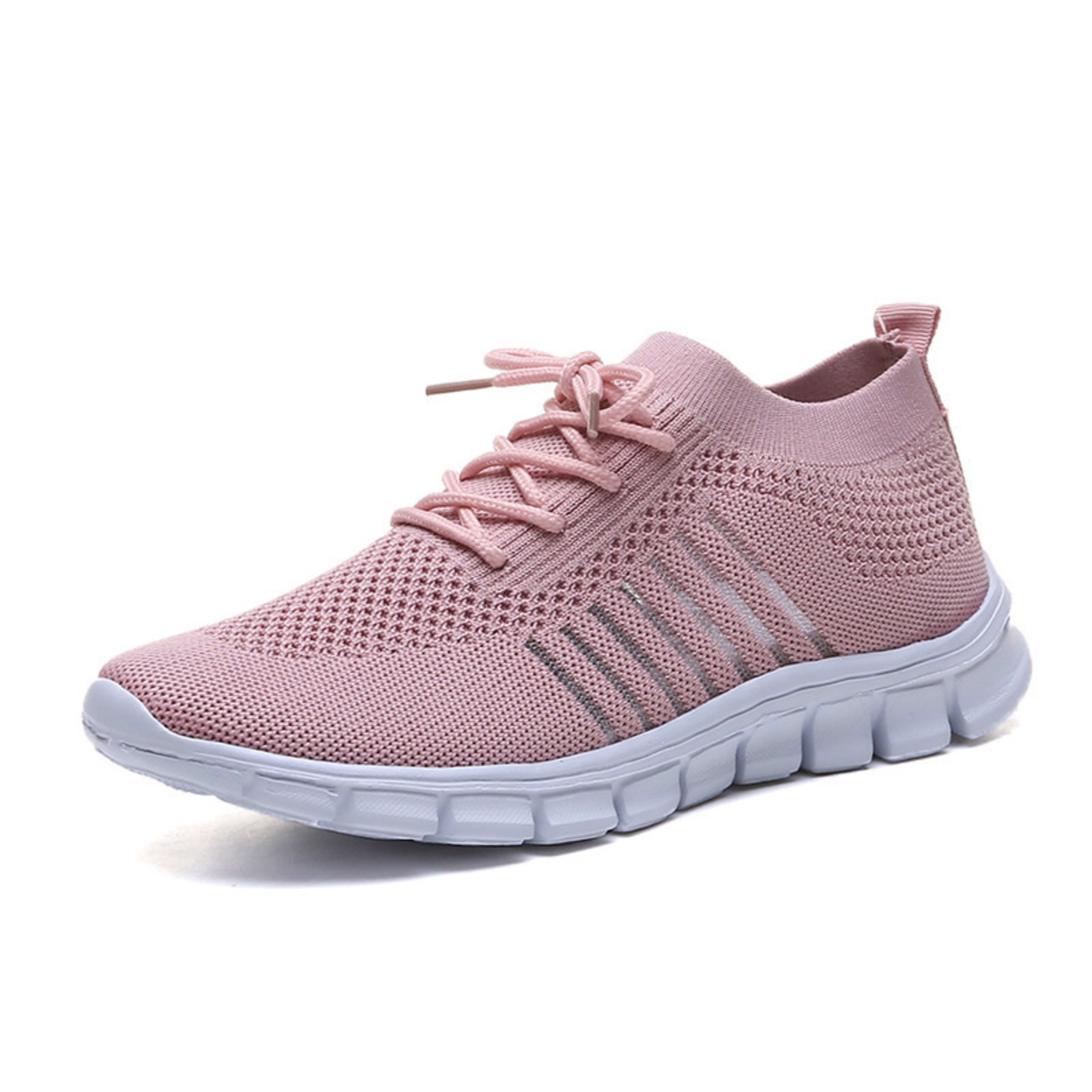 Women's Breathable Sneaker High-cut Lace-up Platform Casual Shoes 4