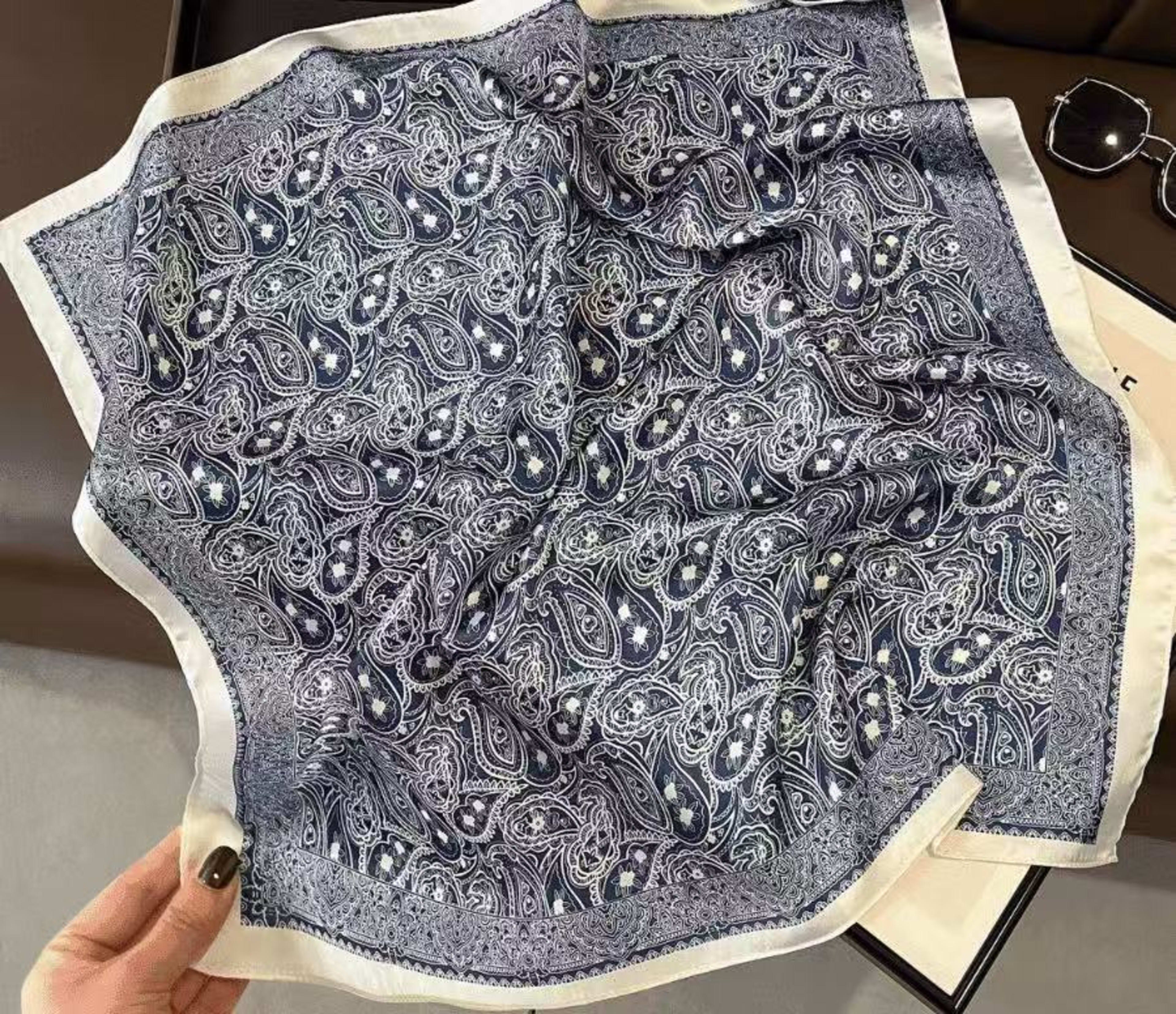 New Womens Versatile Square Silk Scarf 8