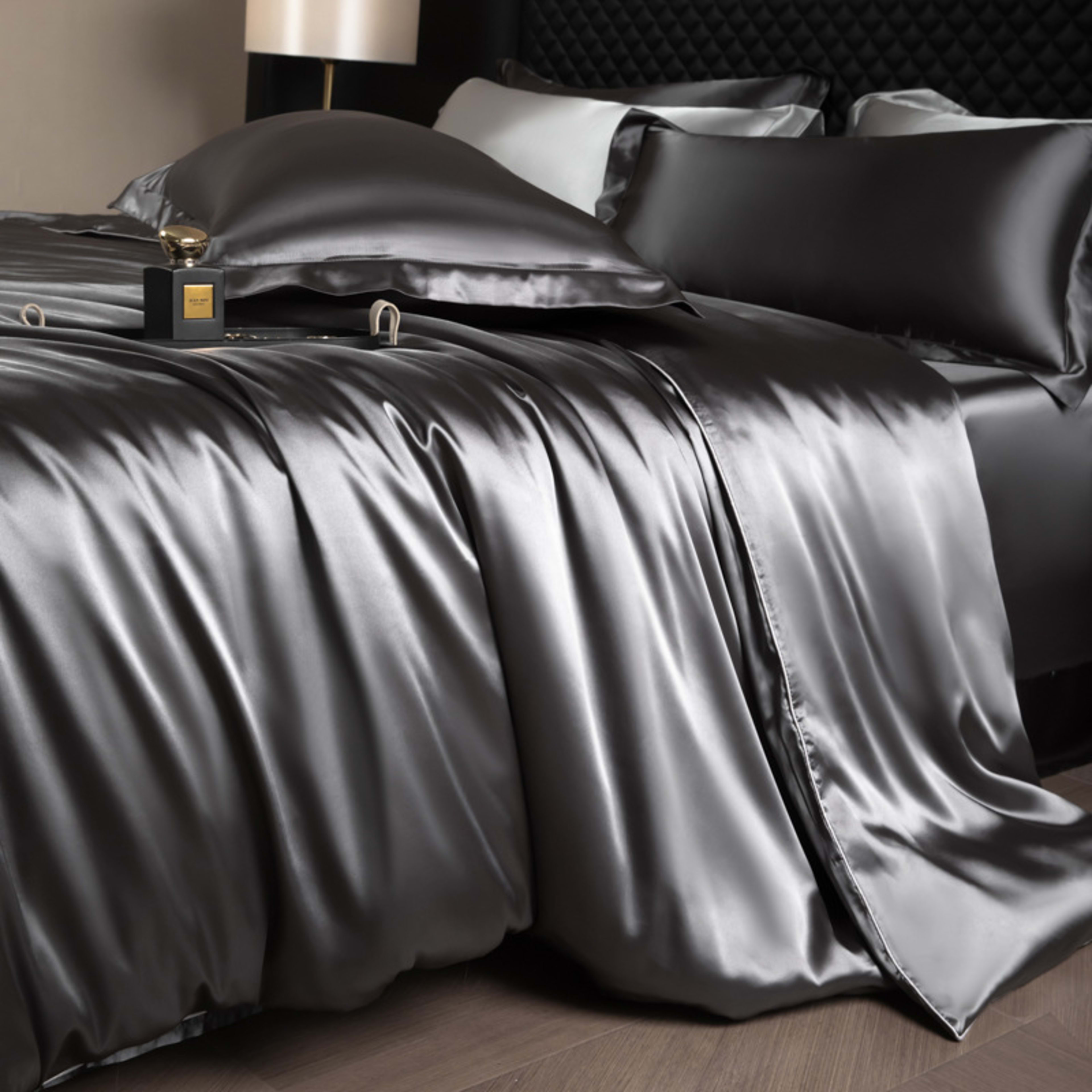 Luxury Real Double Sided Silk Naked-Sleep Duvet Cover Set 24