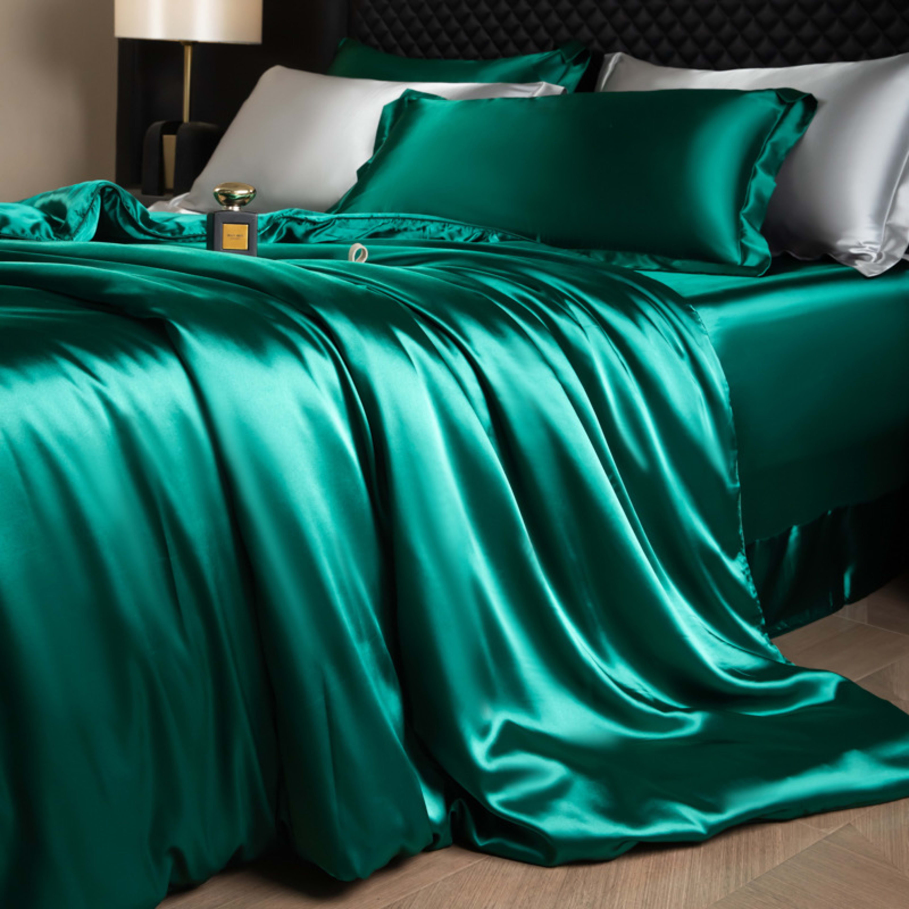 Luxury Real Double Sided Silk Naked-Sleep Duvet Cover Set 4