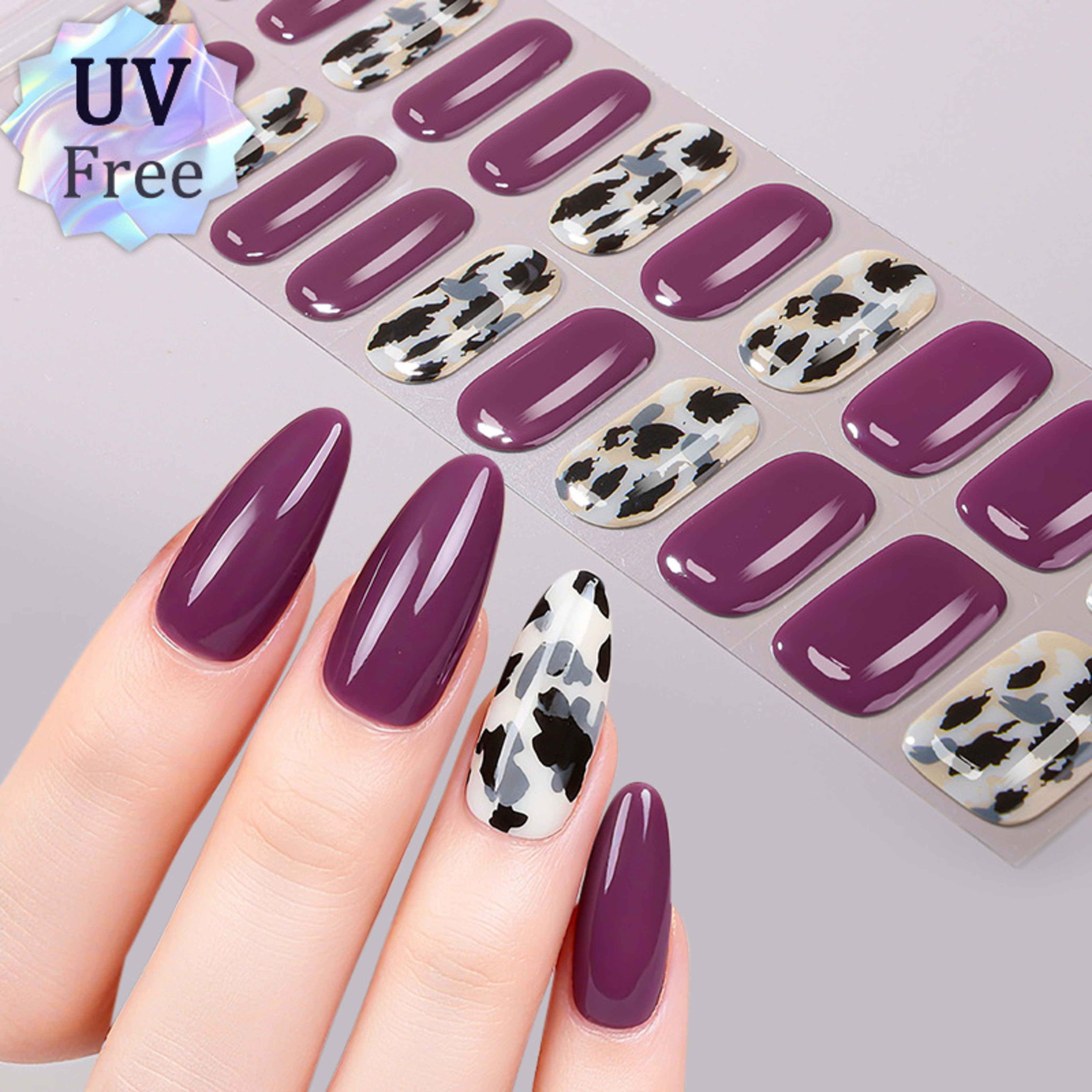 Waterproof Leopard Print Gel Nail Stickers 4