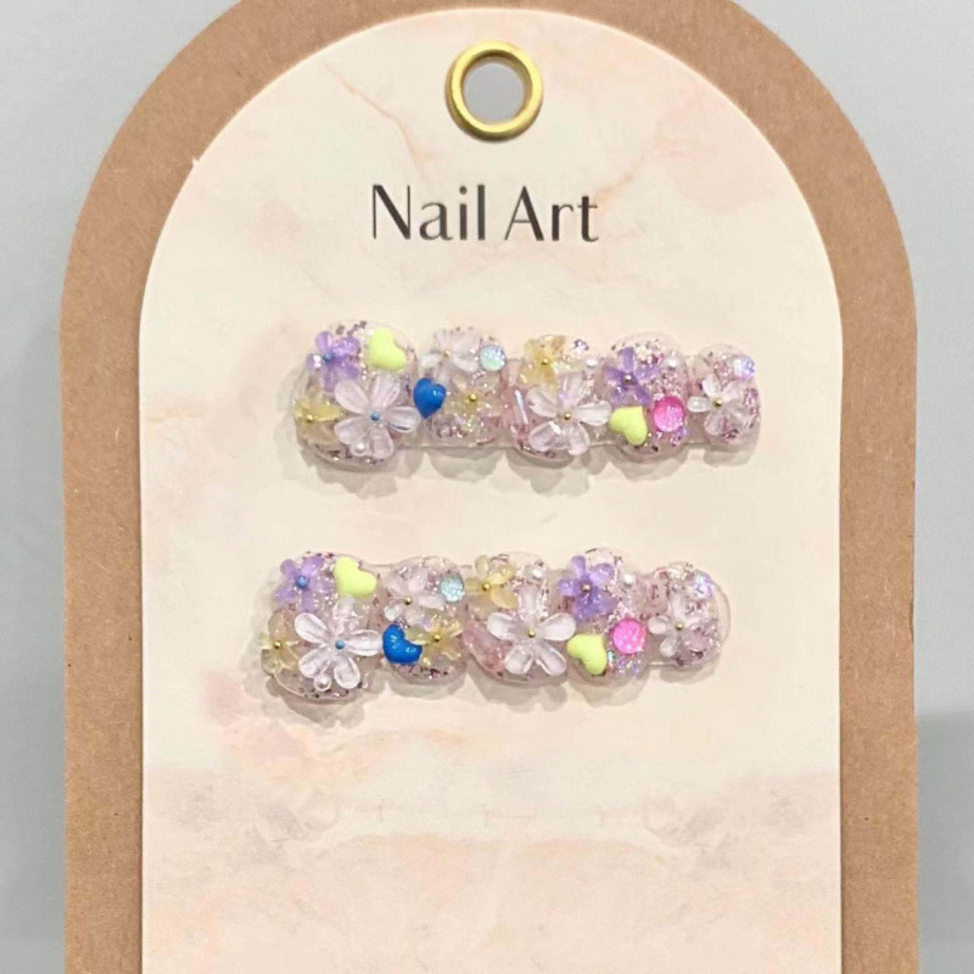 Nail Art Spring Little Flowers Summer Vibe Wearable Fake Nails 9