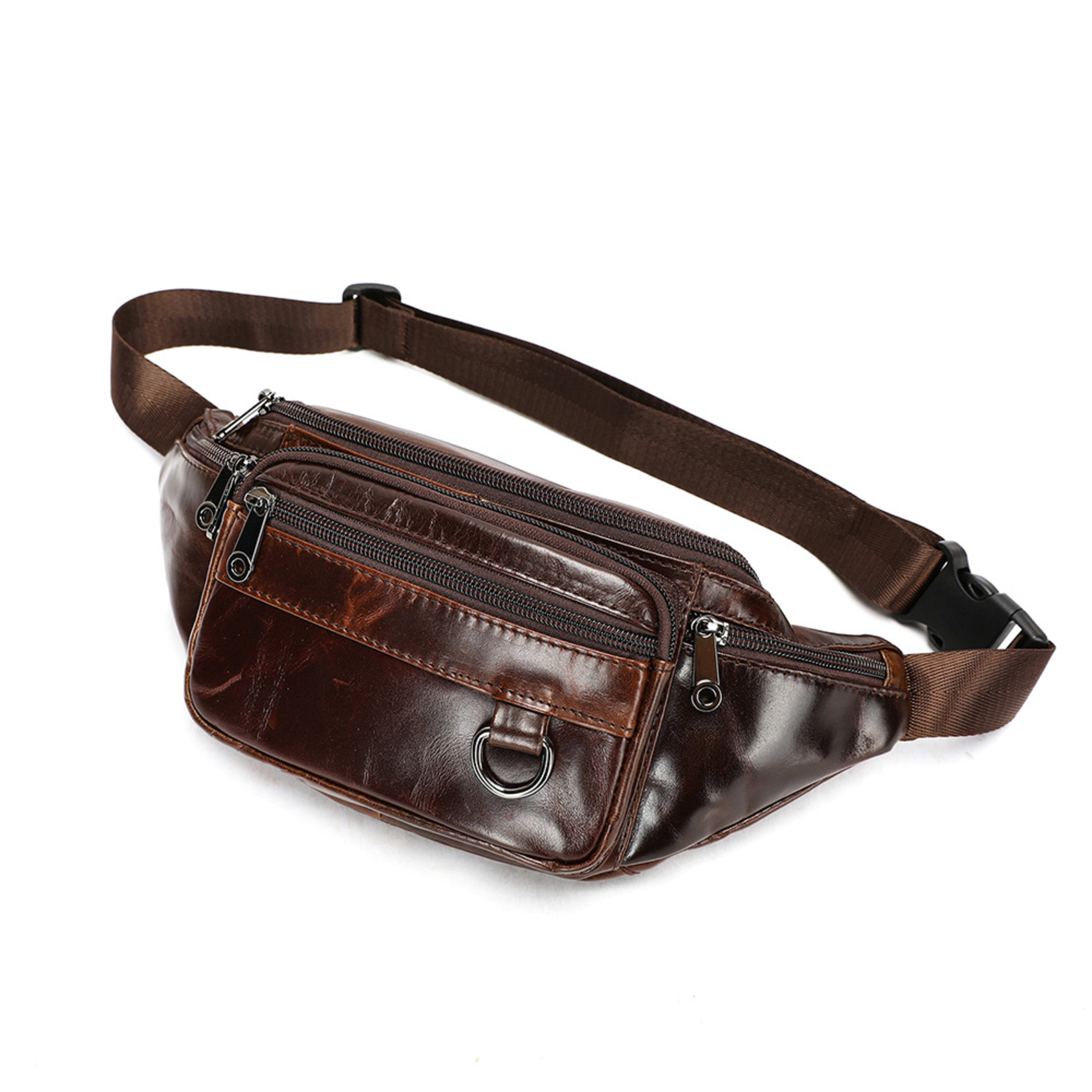 Multifunctional Mens ShoulderCrossbody Waist Bag 17