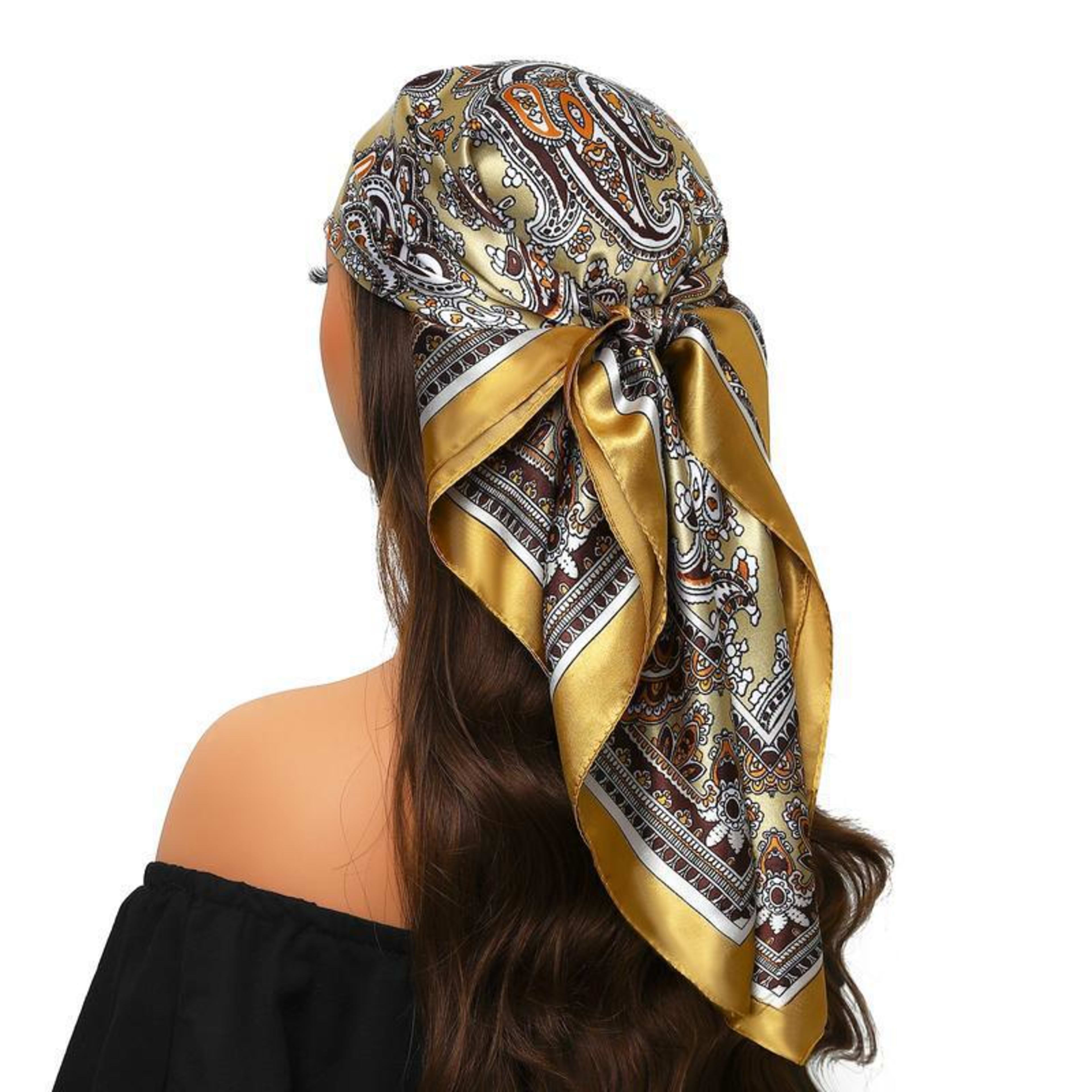 Women's Creative Printed All-Match Shawl Headscarf 28