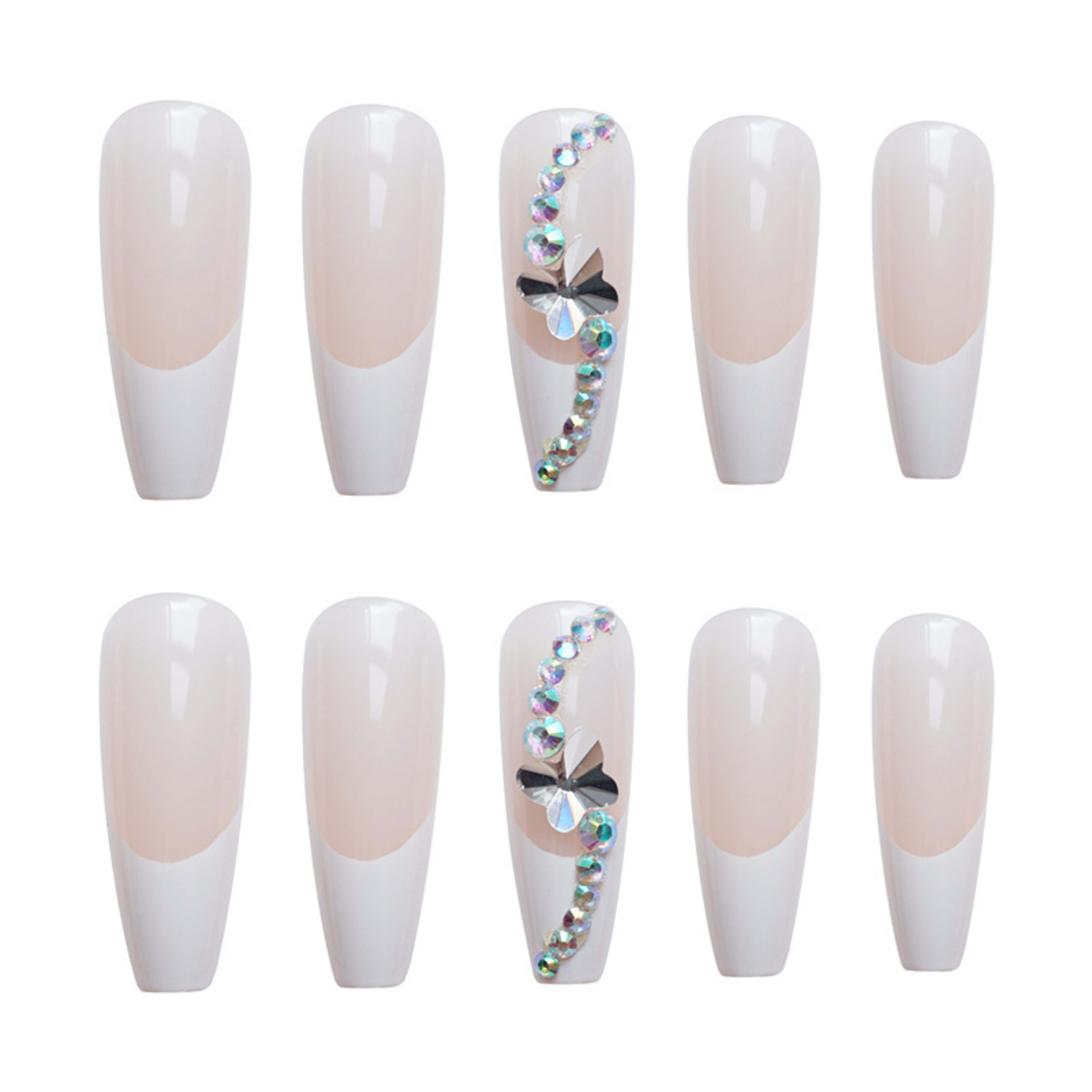 Butterfly Fake Nails Wearable Nail Stickers 3
