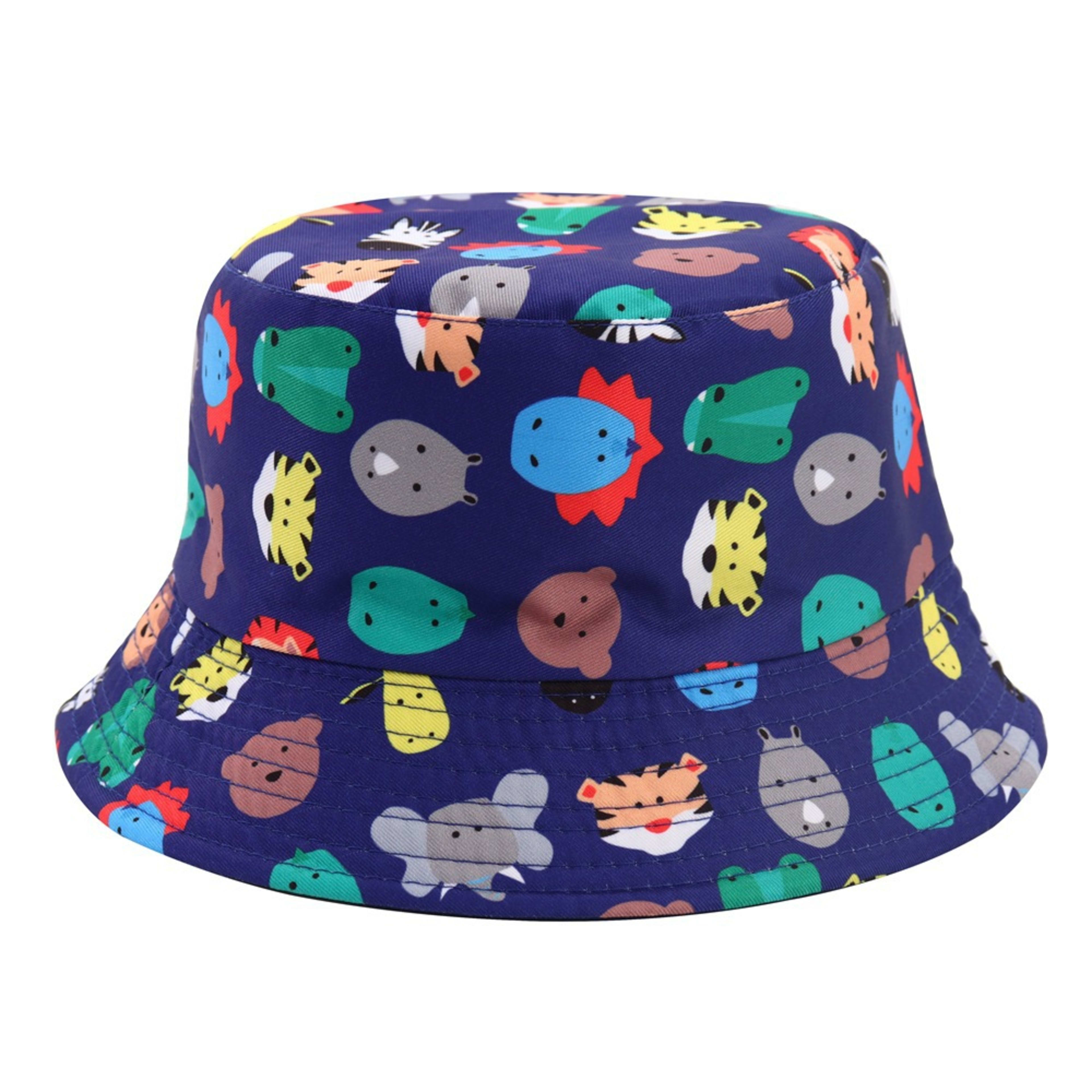 Cross-border Childrens Cartoon Animal Double-Sided Hat 34