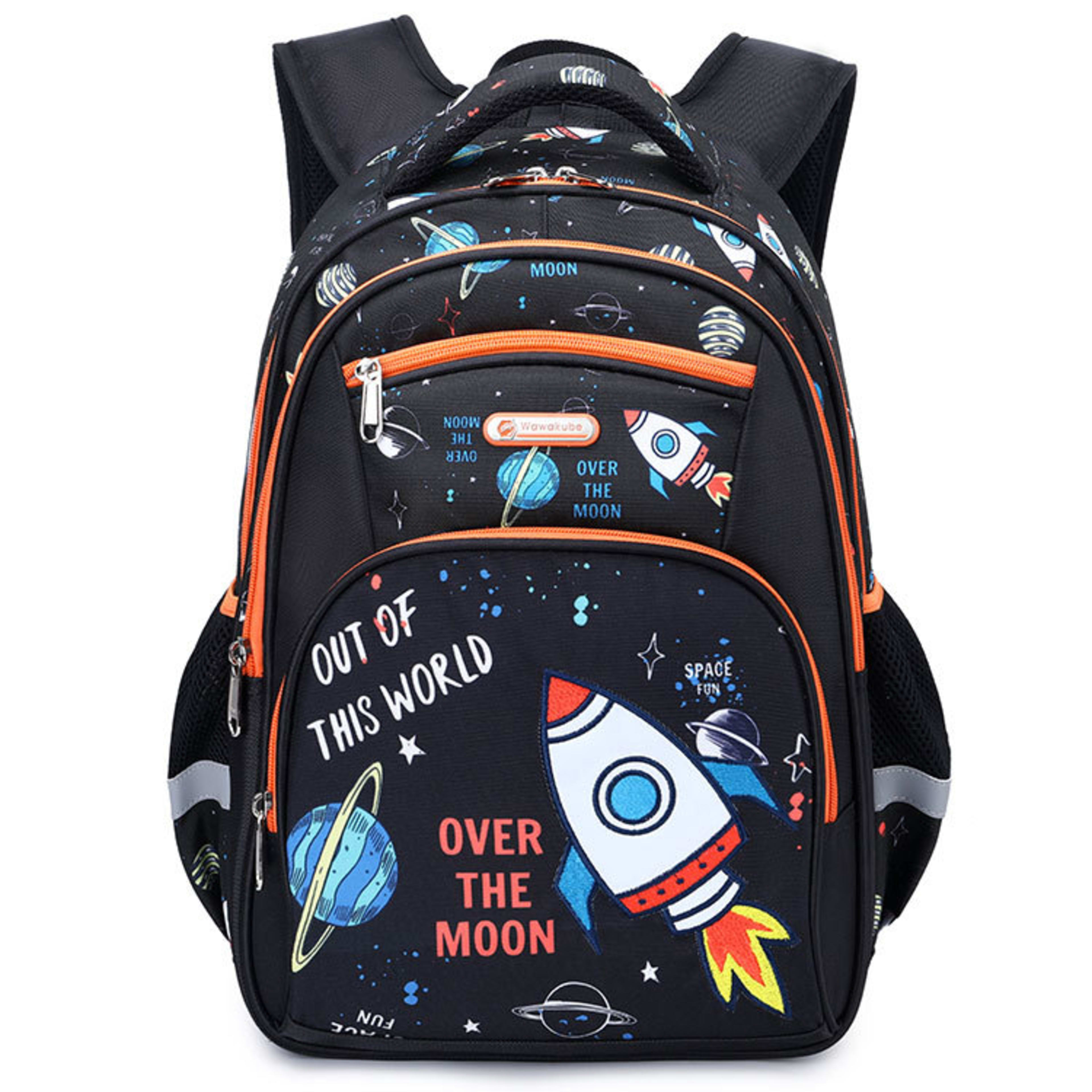 Primary School Boys Large Capacity Children's Backpack Space Schoolbag 5