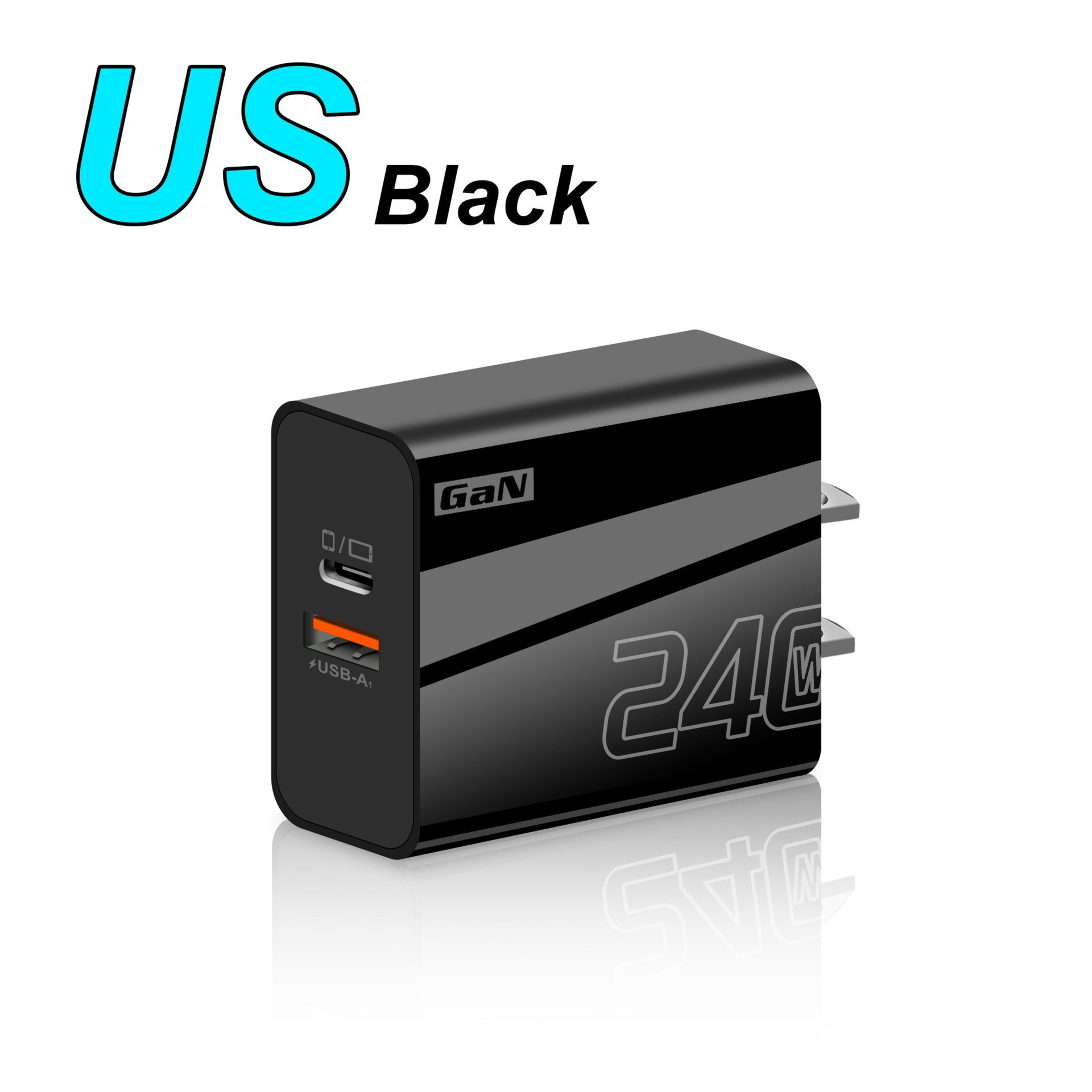 240W Multi-port Fast-charging Adapter For Smartphones 6