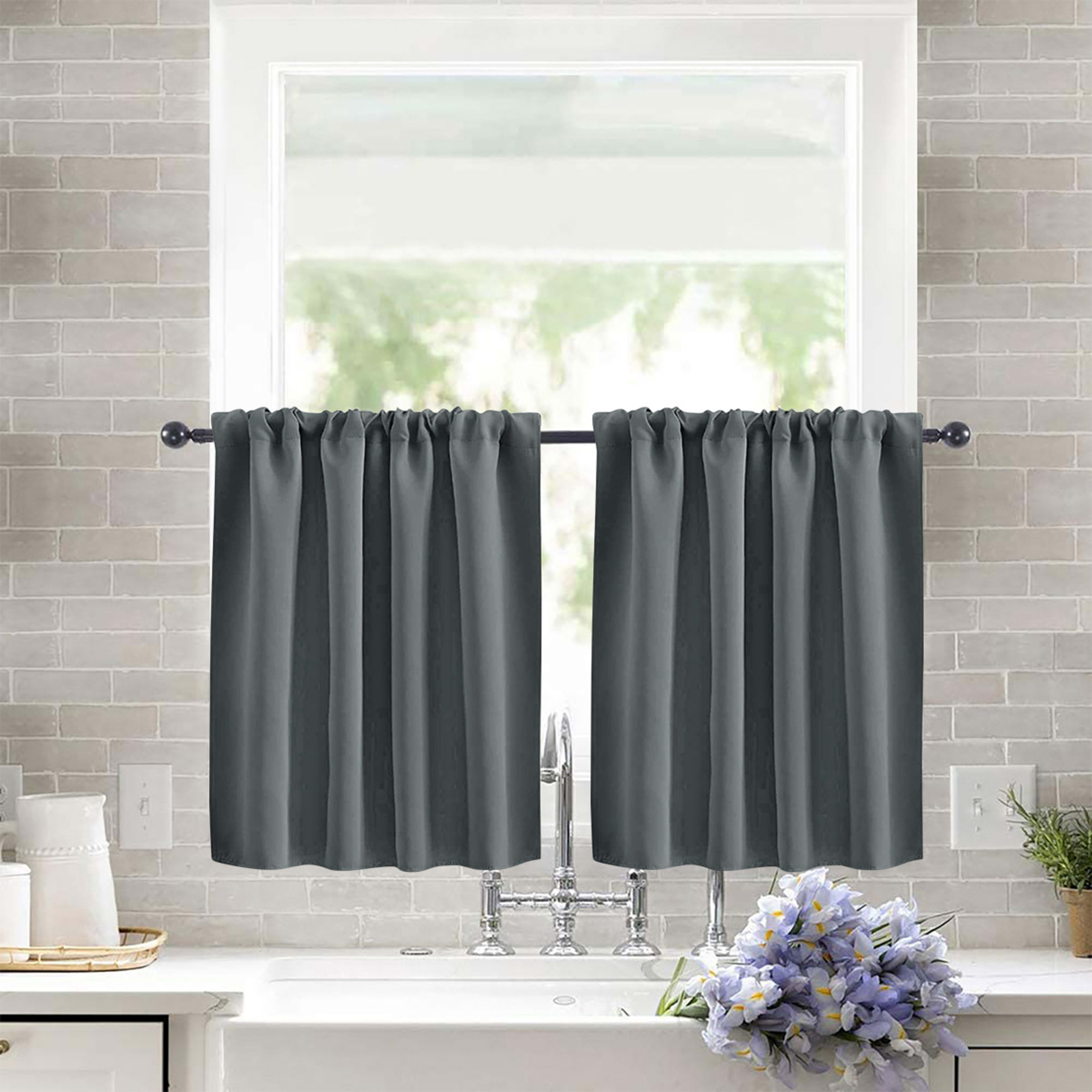Shade Solid-color  High-precision Short Curtain 15