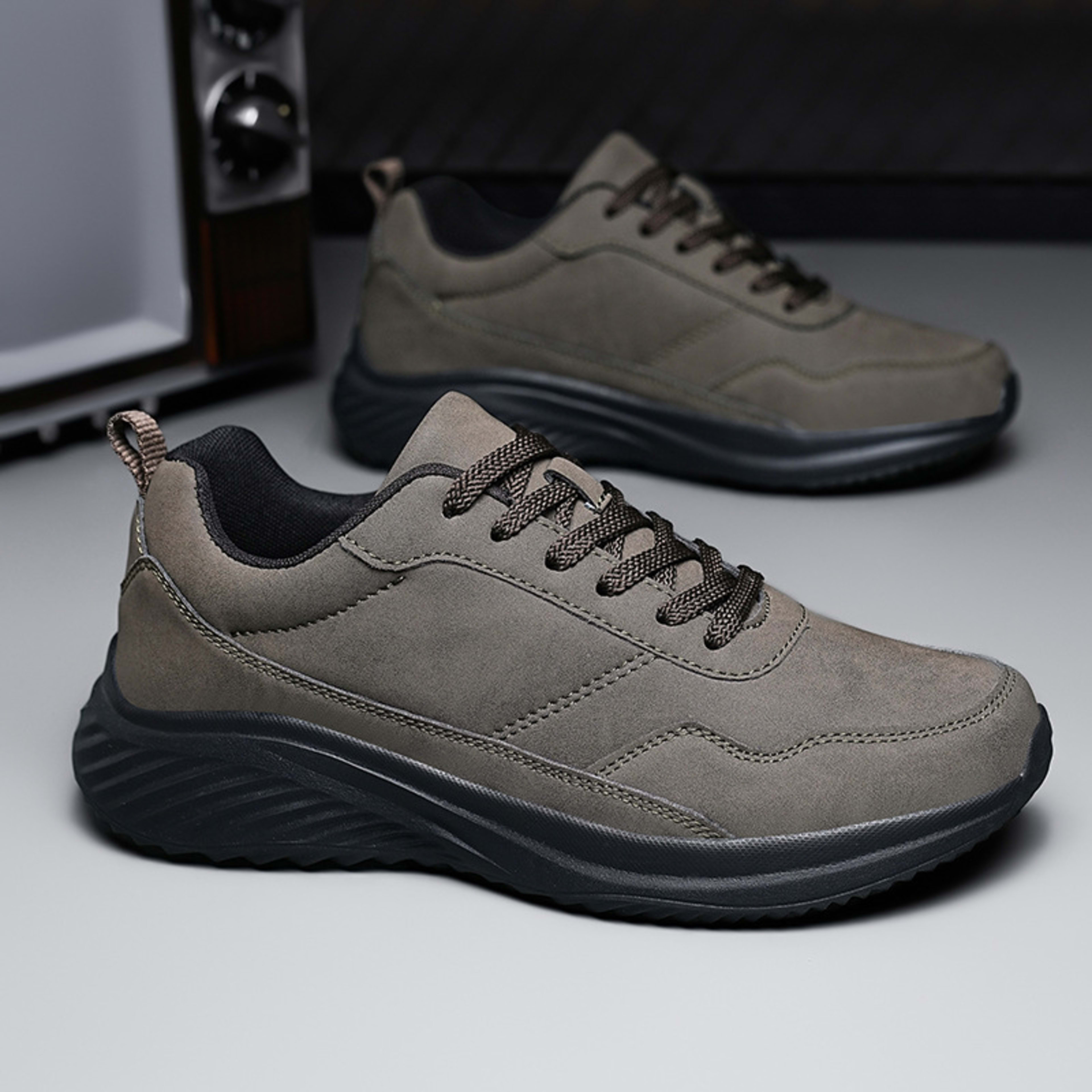 Black Autumn Soft Bottom Casual Running Shoes 6