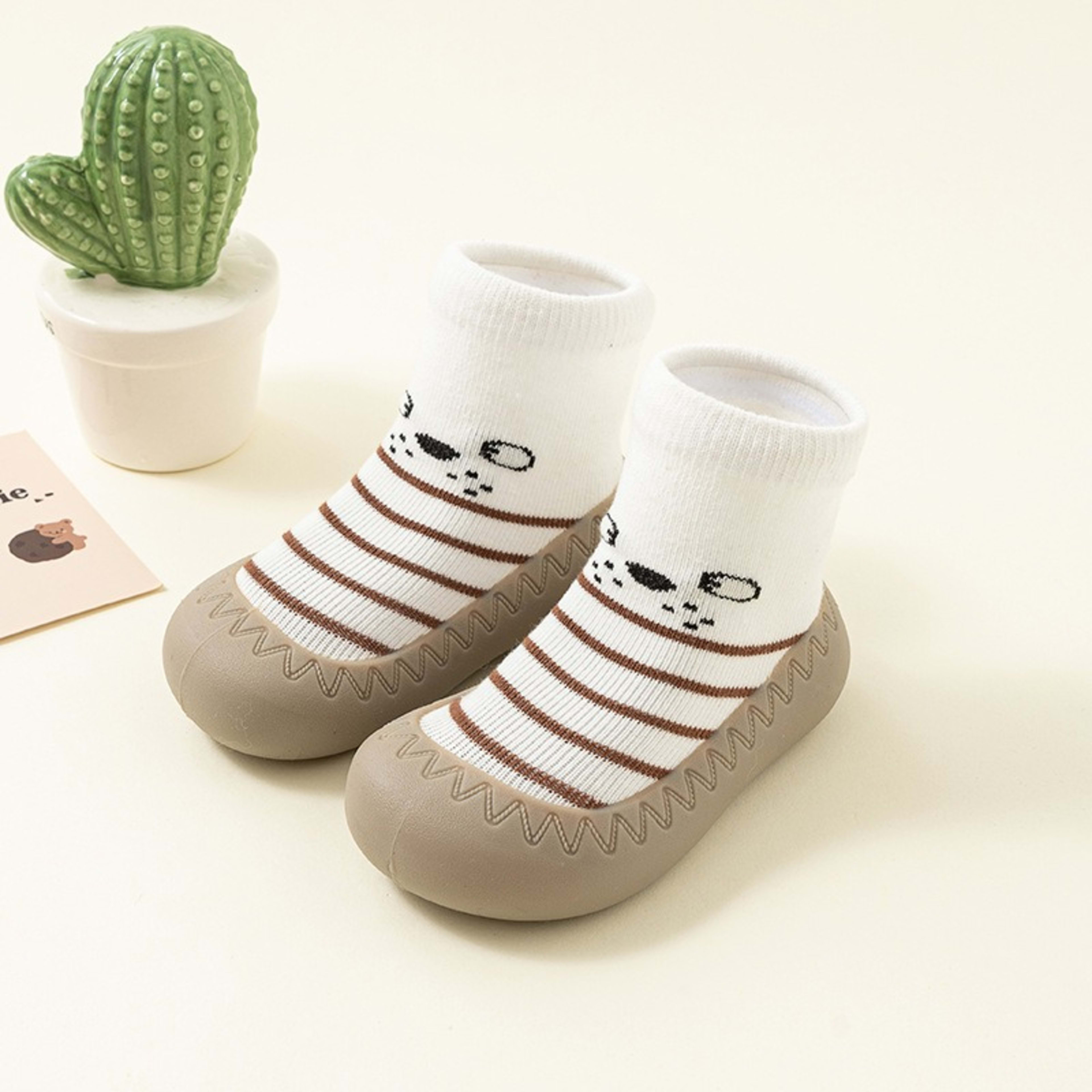 Thick-soled Childrens Sock Mid-calf Baby Indoor Shoes 5