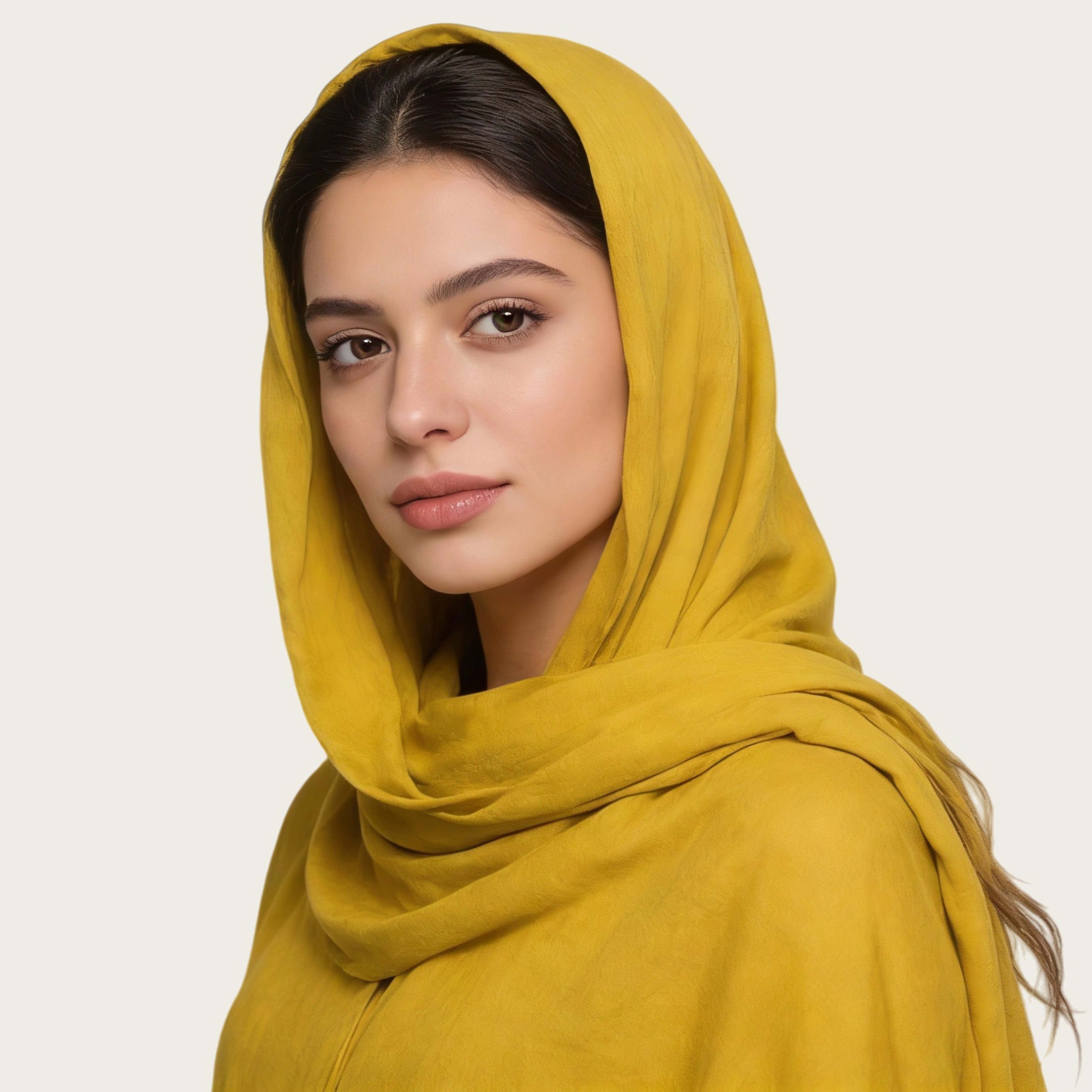 Mercerized Cotton Trendy Versatile Scarf Solid-color Long Scarf 34