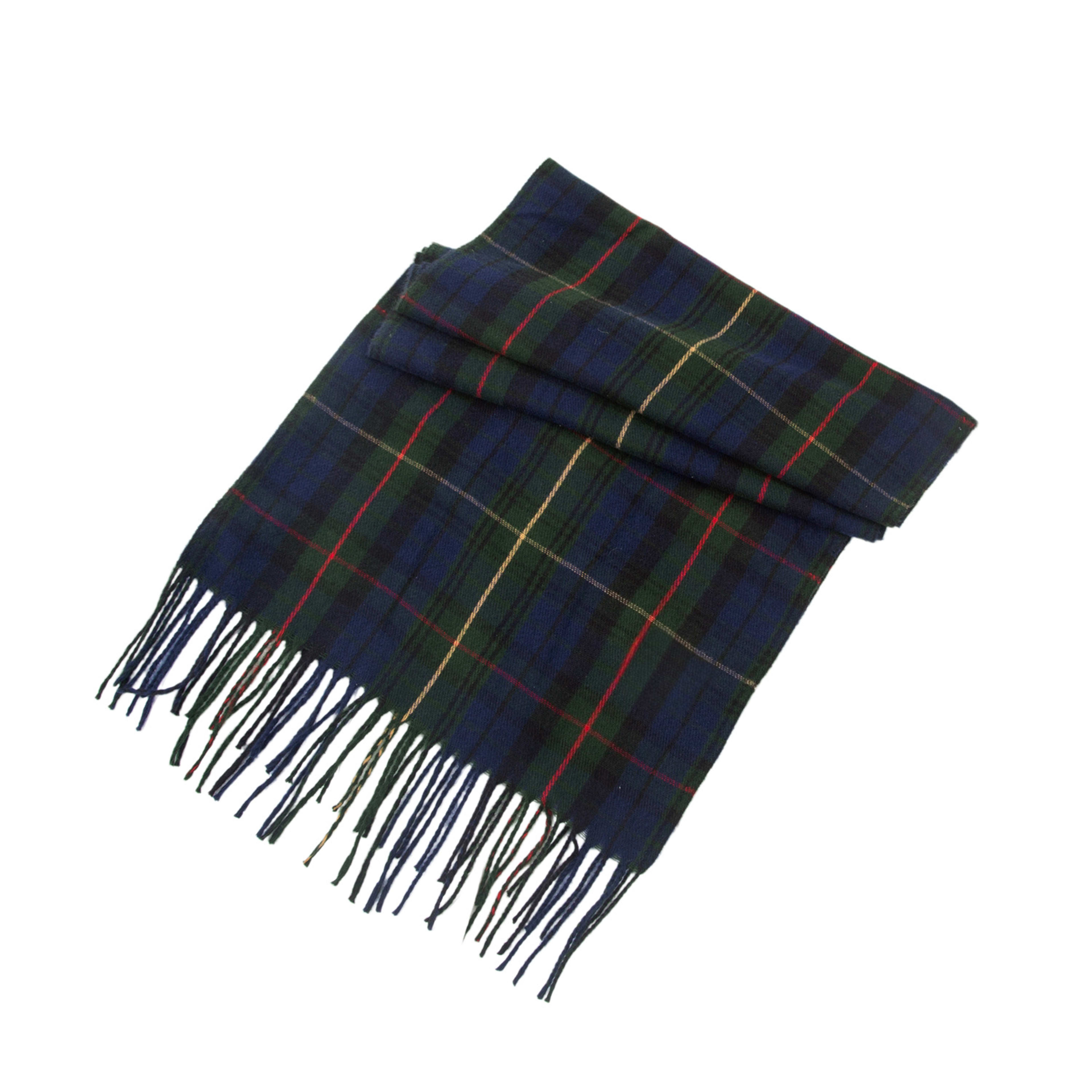 British-style Mens And Womens Couple Tassel Scarf With Large Plaid Pattern 19
