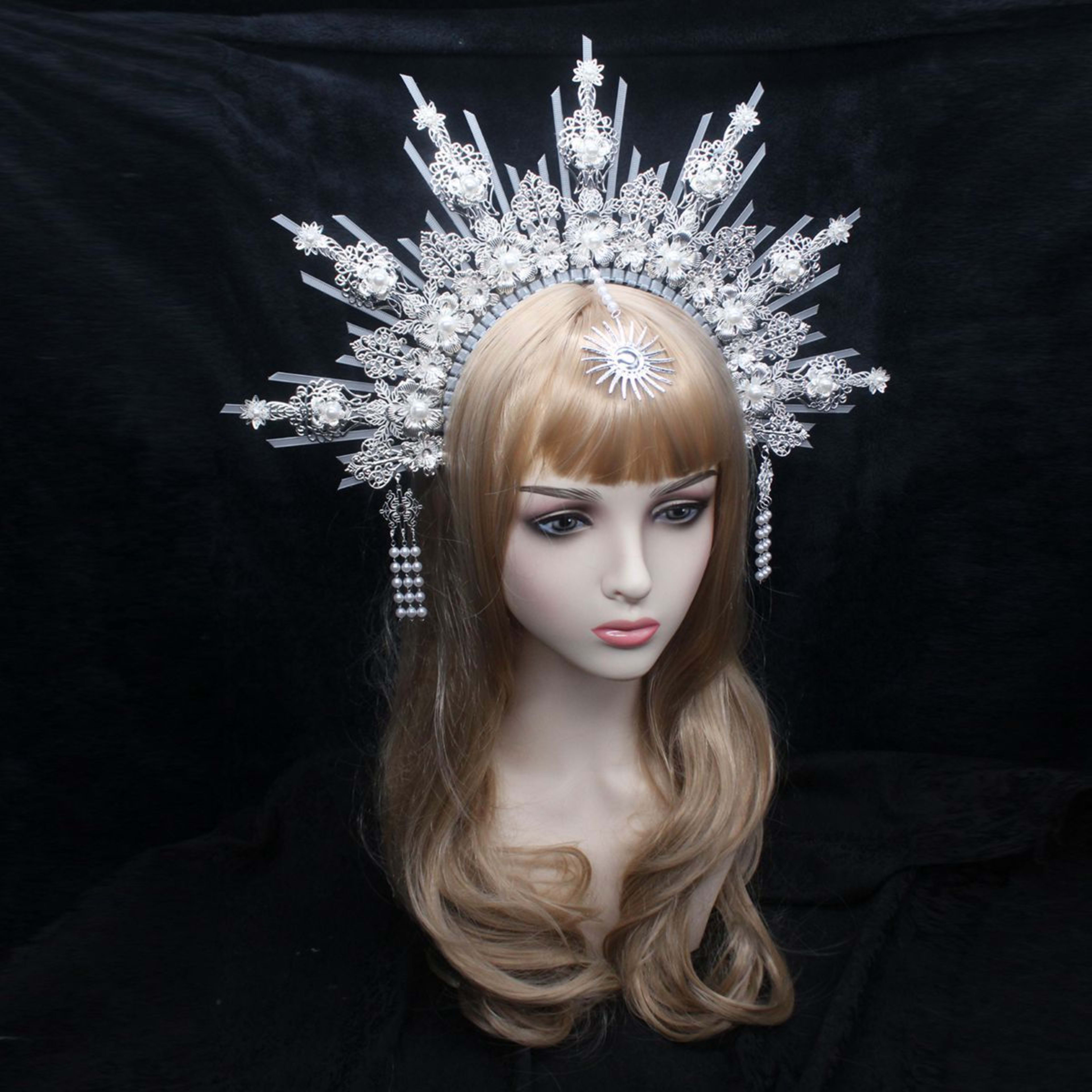 Handmade Sun Crown Accessory Kit Lolita Crown Supplies 5