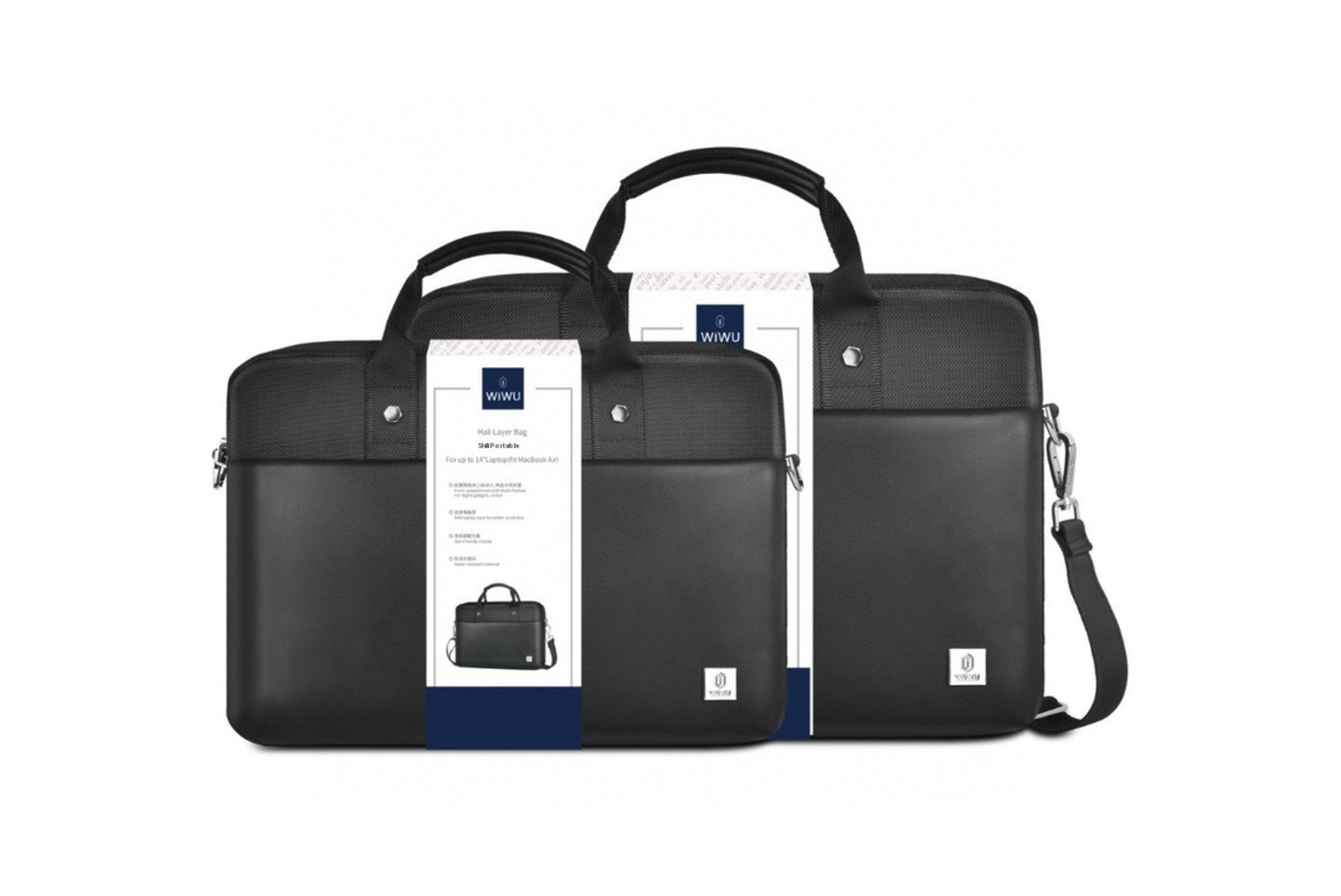 Multi-pocket Design Items Classified And Placed Separate Computer Layer Handbag 5