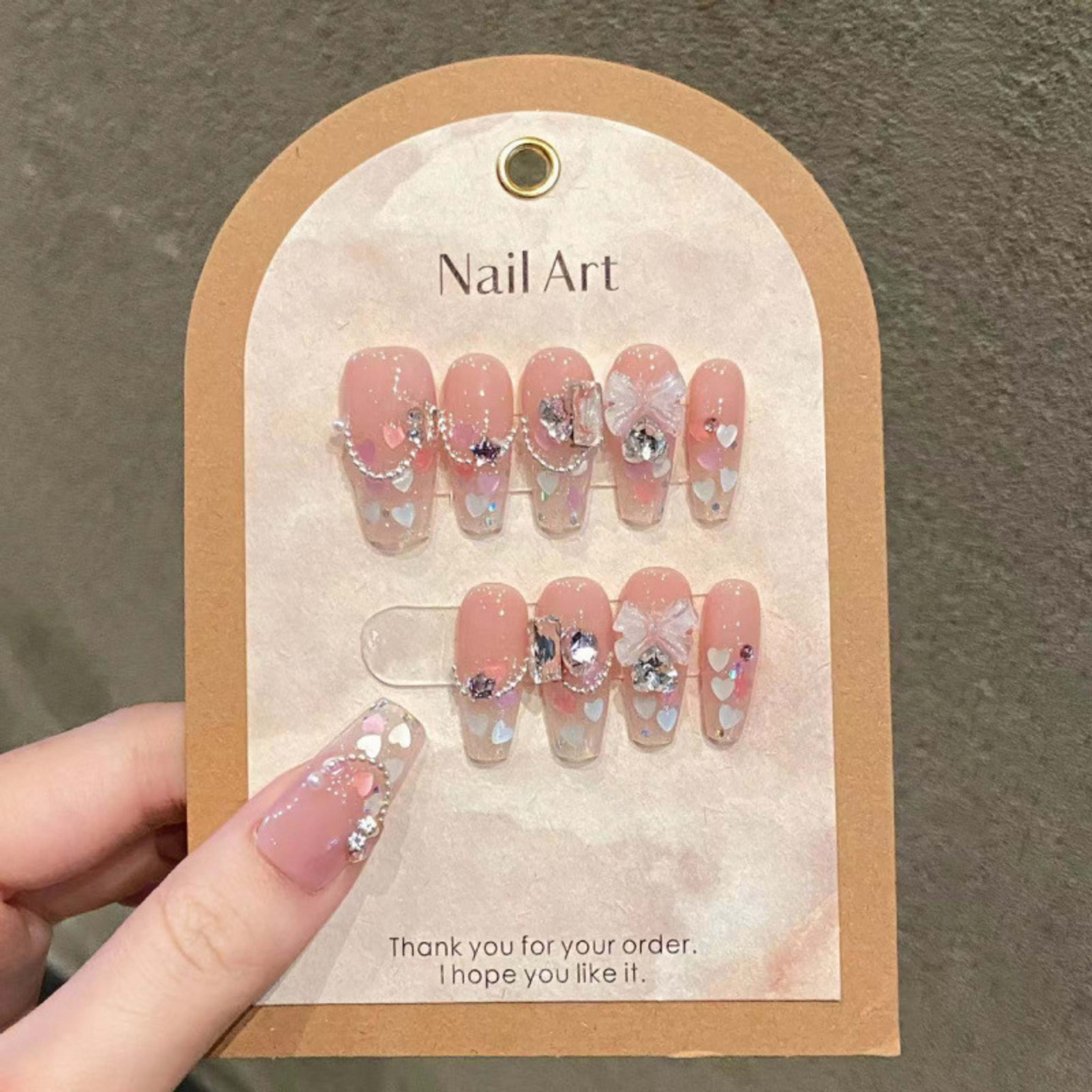 Nail Art Spring Little Flowers Summer Vibe Wearable Fake Nails 11