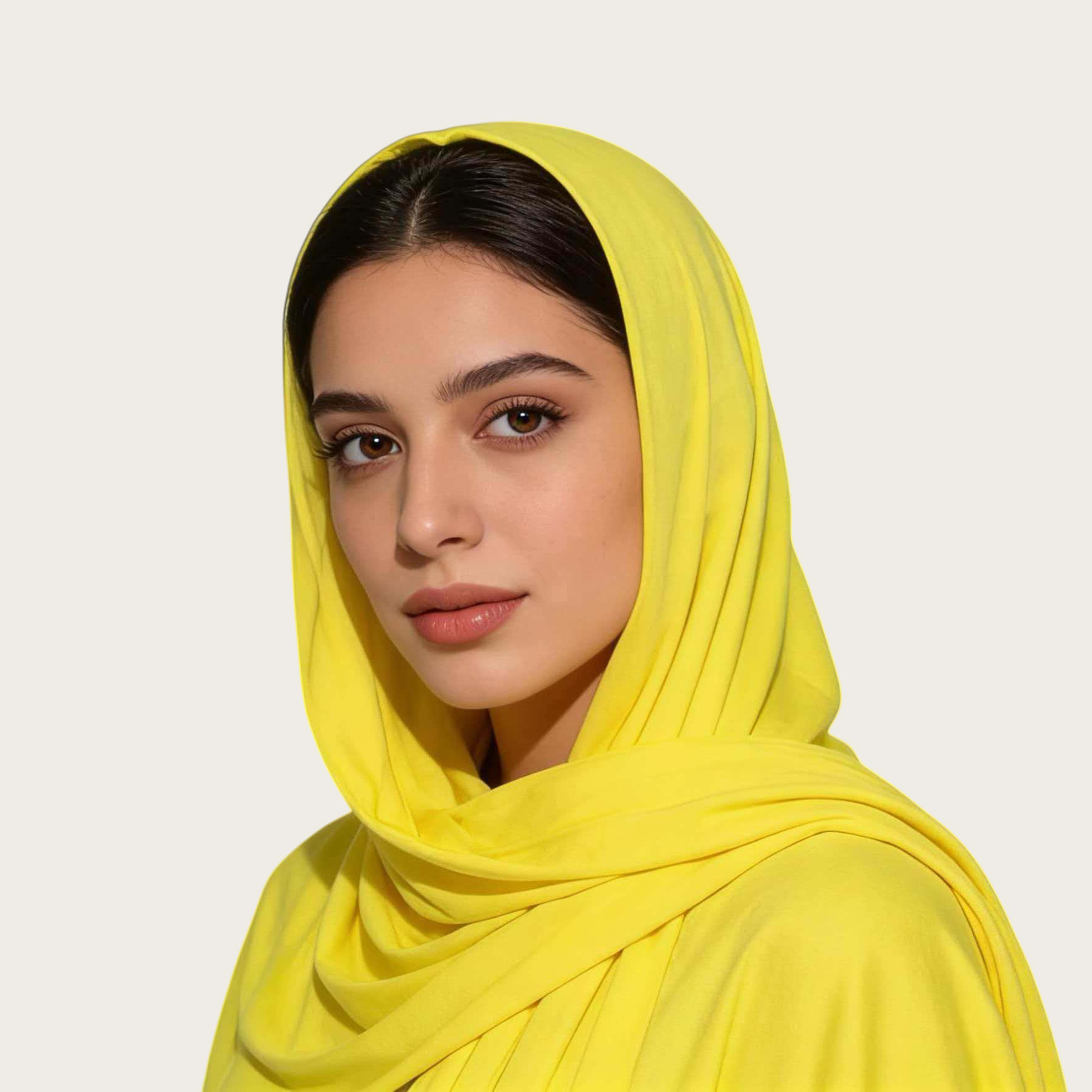 Mercerized Cotton Trendy Versatile Scarf Solid-color Long Scarf 6