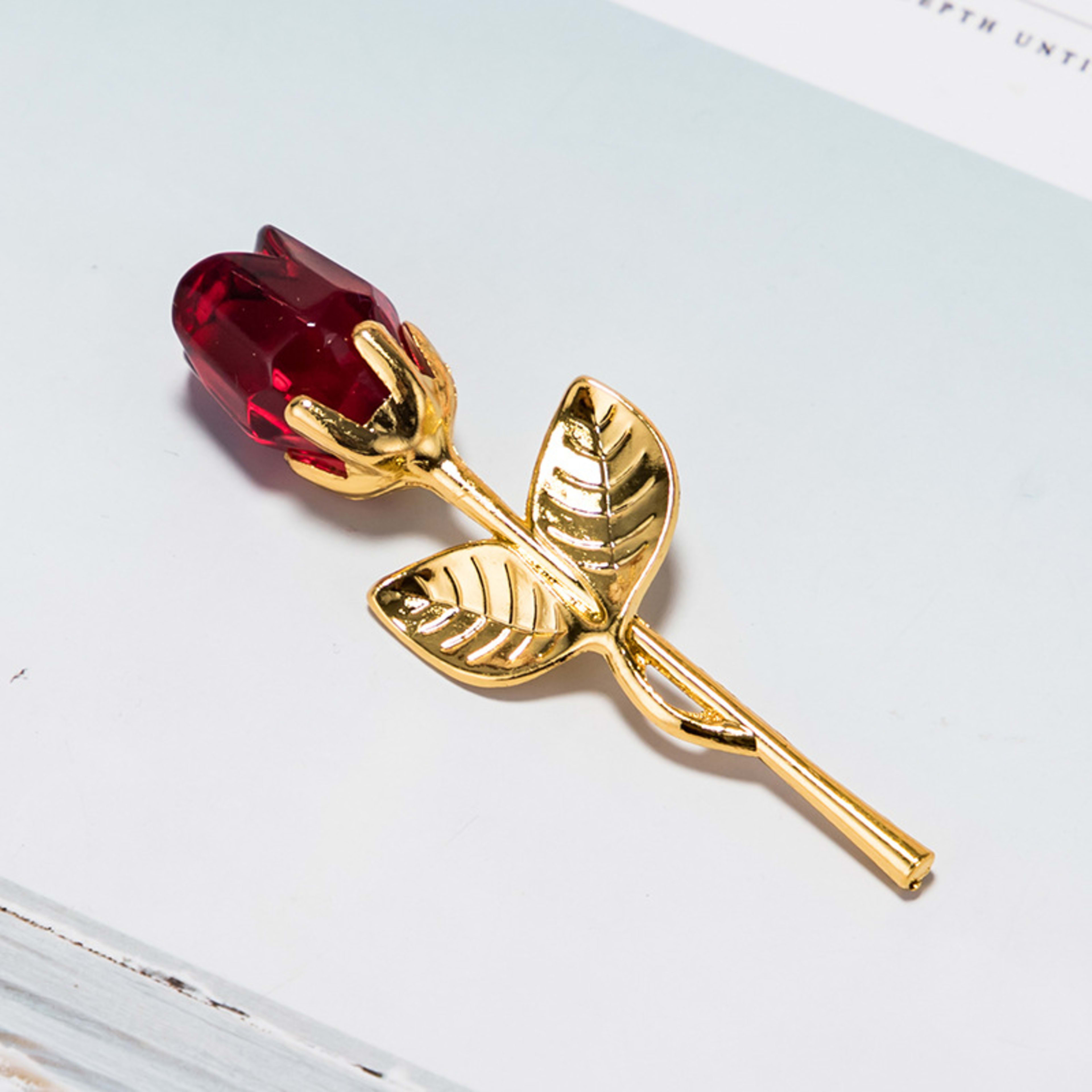 Crystal Metal Rose Valentine's Day Small Gift Wedding 23