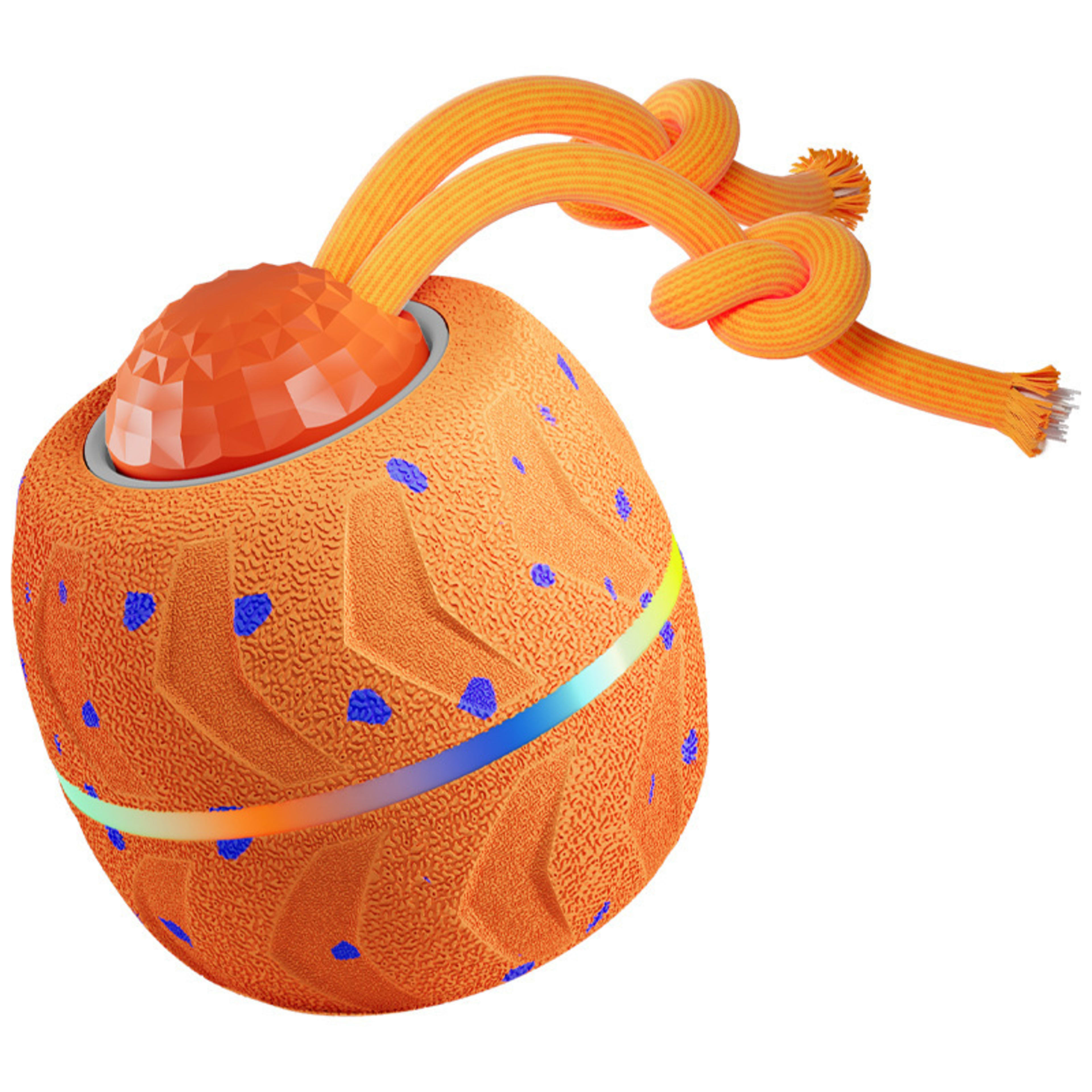 Pet Electric Smart Rolling Ball Sound-Playing Spinning Teething Toy Ball 2