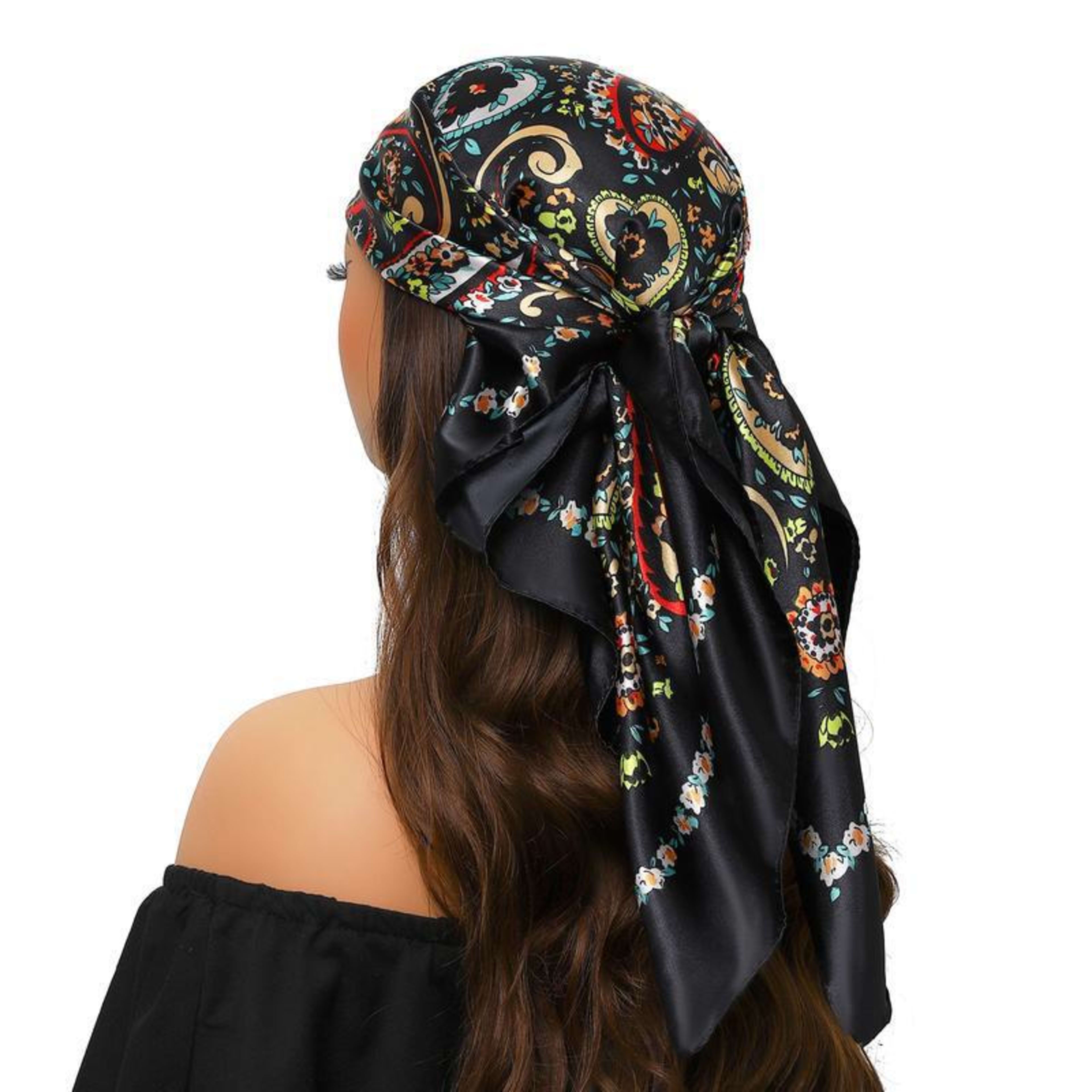 Women's Creative Printed All-Match Shawl Headscarf 5