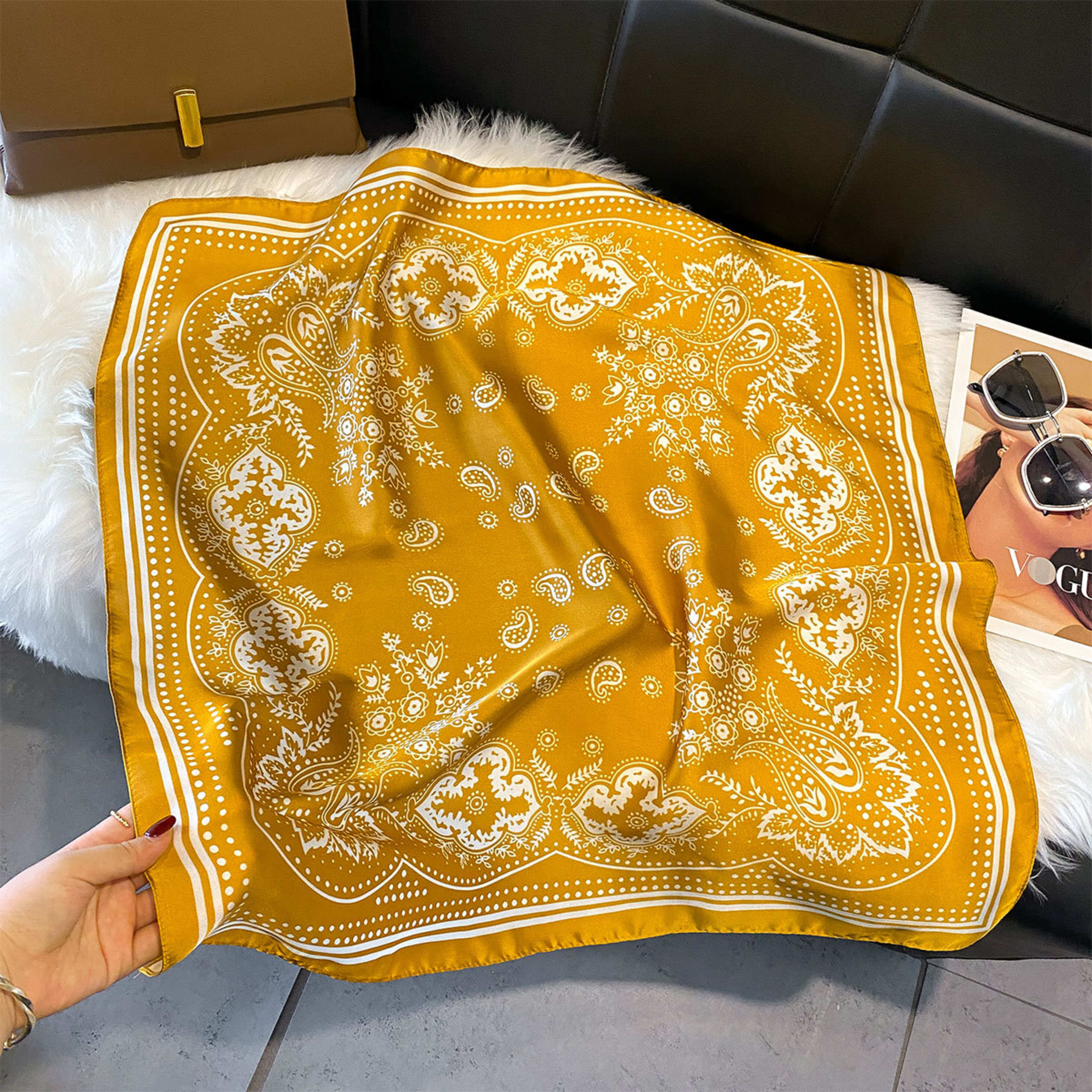 New Silk Scarf 70cm Silk Luxe Yet Affordable