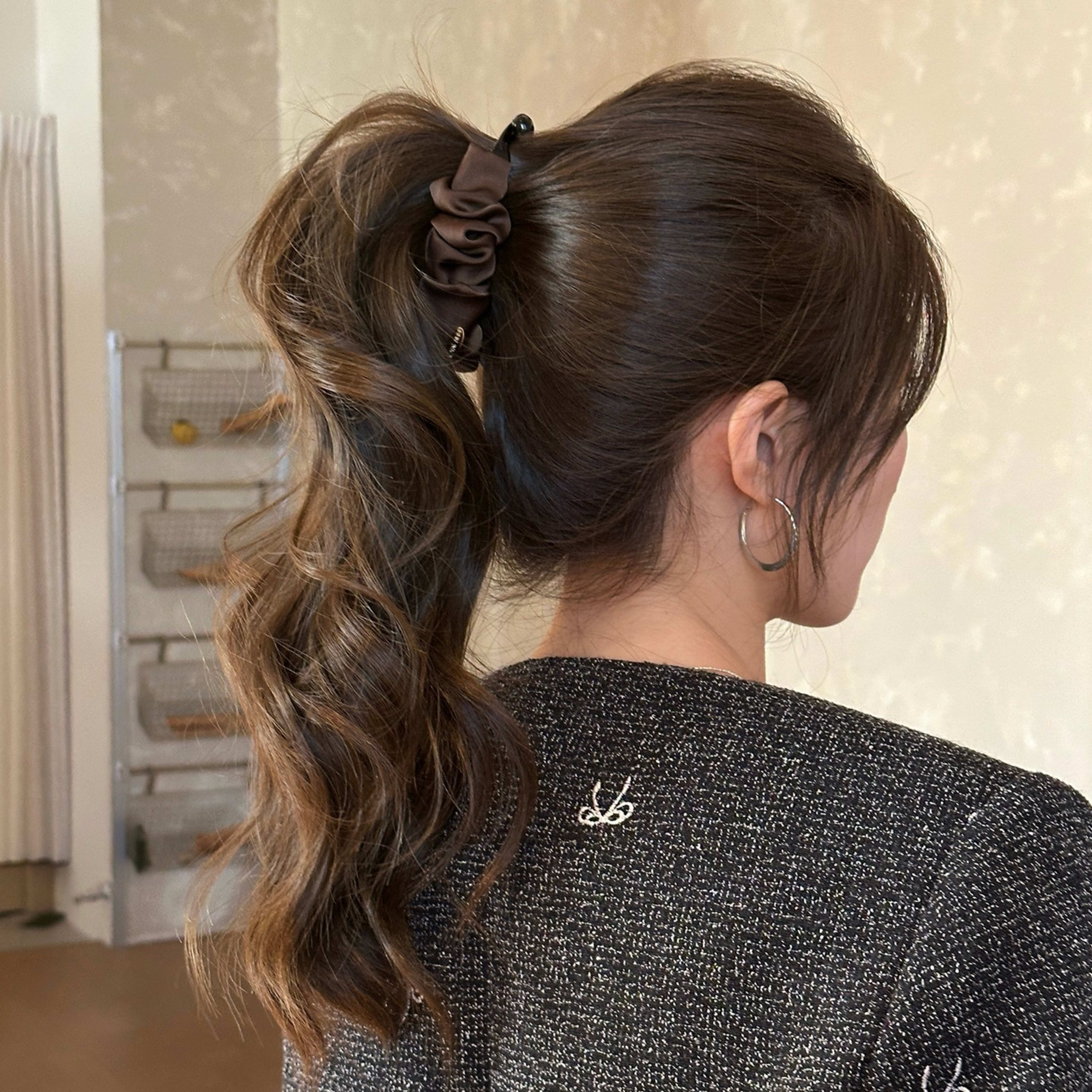 Elegant Sophisticated Bun-style Ponytail Clip For The Back Of The Head 27