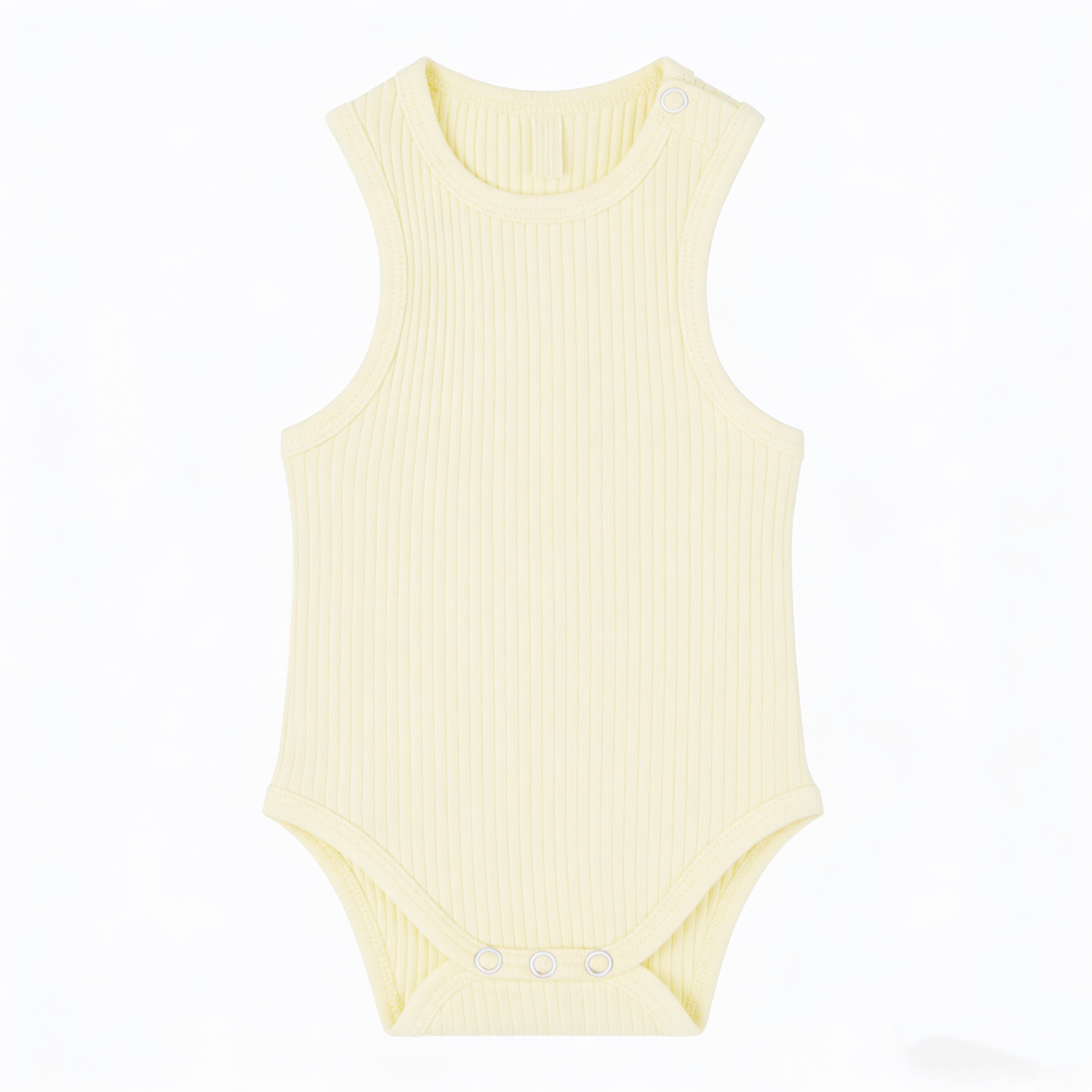 Baby Romper Knitted Ribbed Infant Onesie 14
