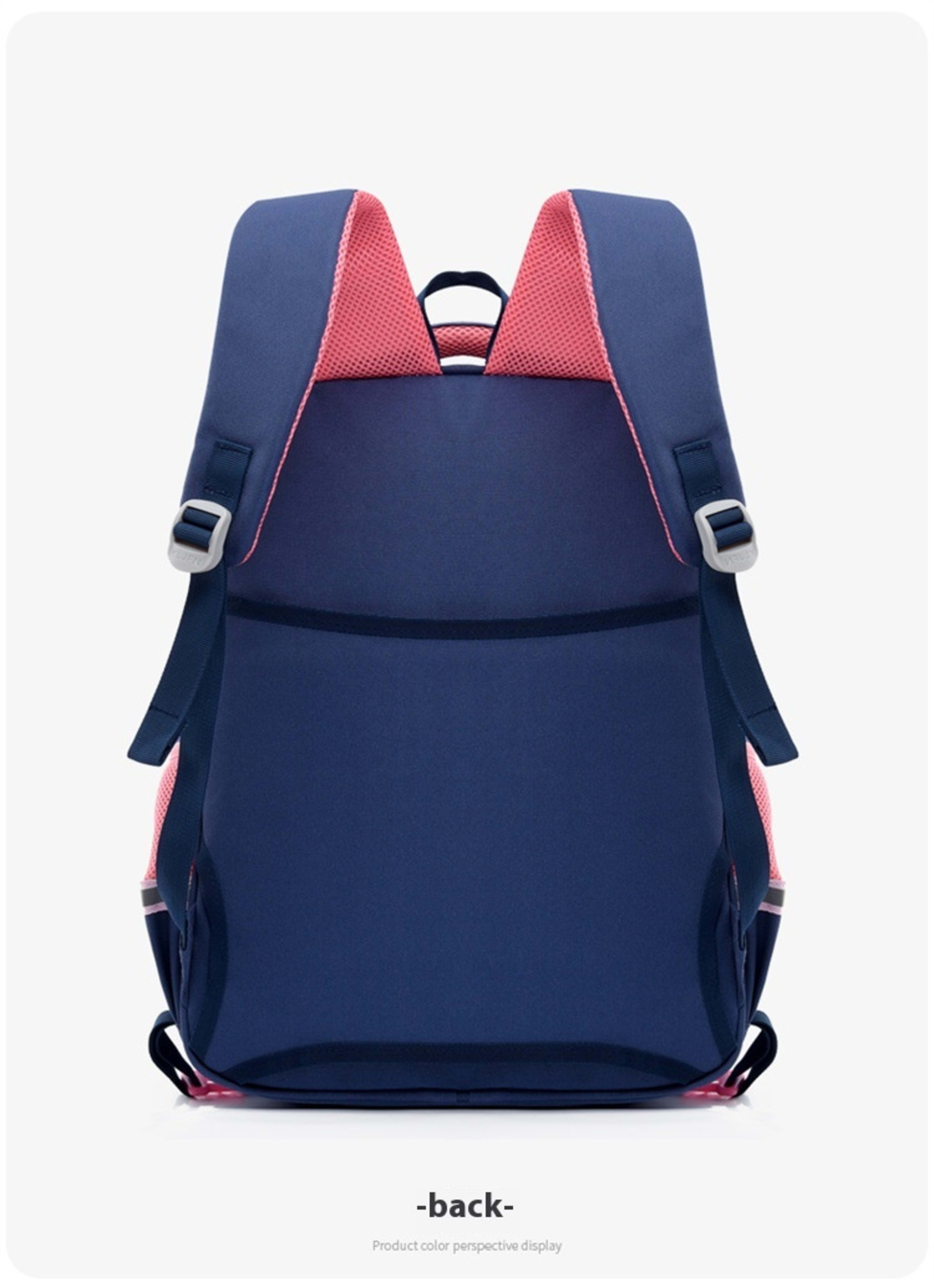 Children's Trolley Lightweight Shoulder Pad Wear-resistant Large Capacity Spine Protection Backpack Waterproof 47