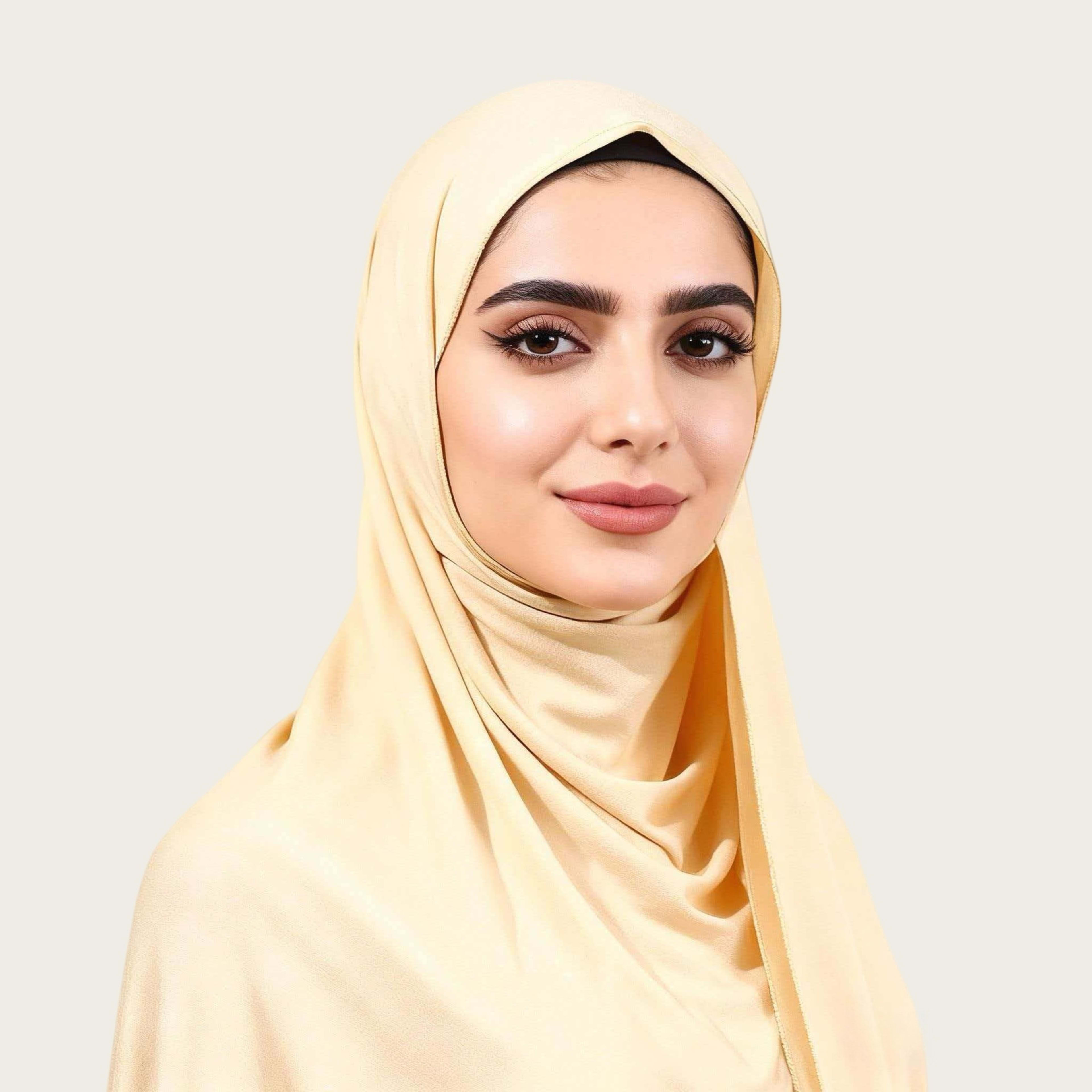 Mercerized Cotton Trendy Versatile Scarf Solid-color Long Scarf 37