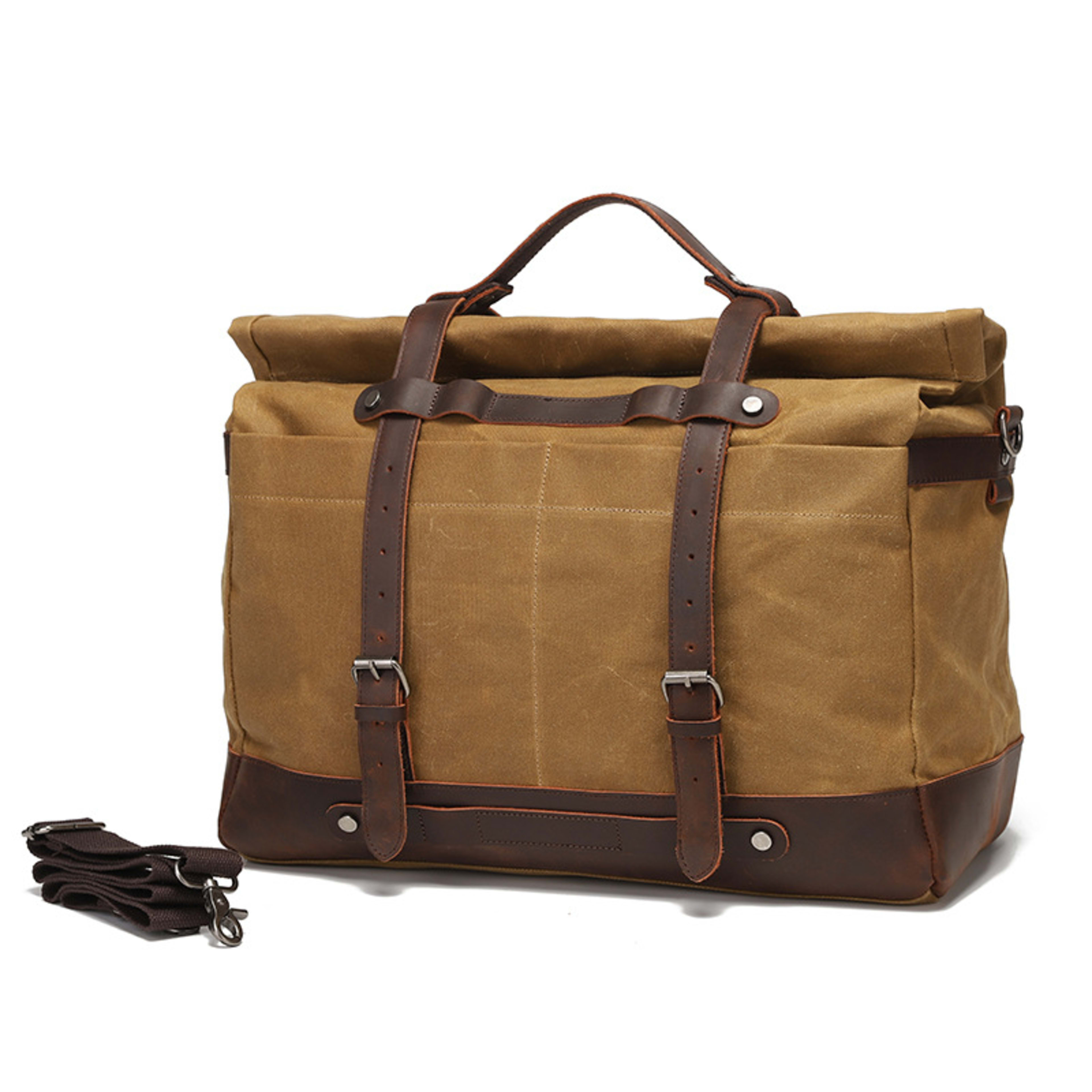 Canvas Shoulder Bag Casual Unisex Crossbody Bag 2