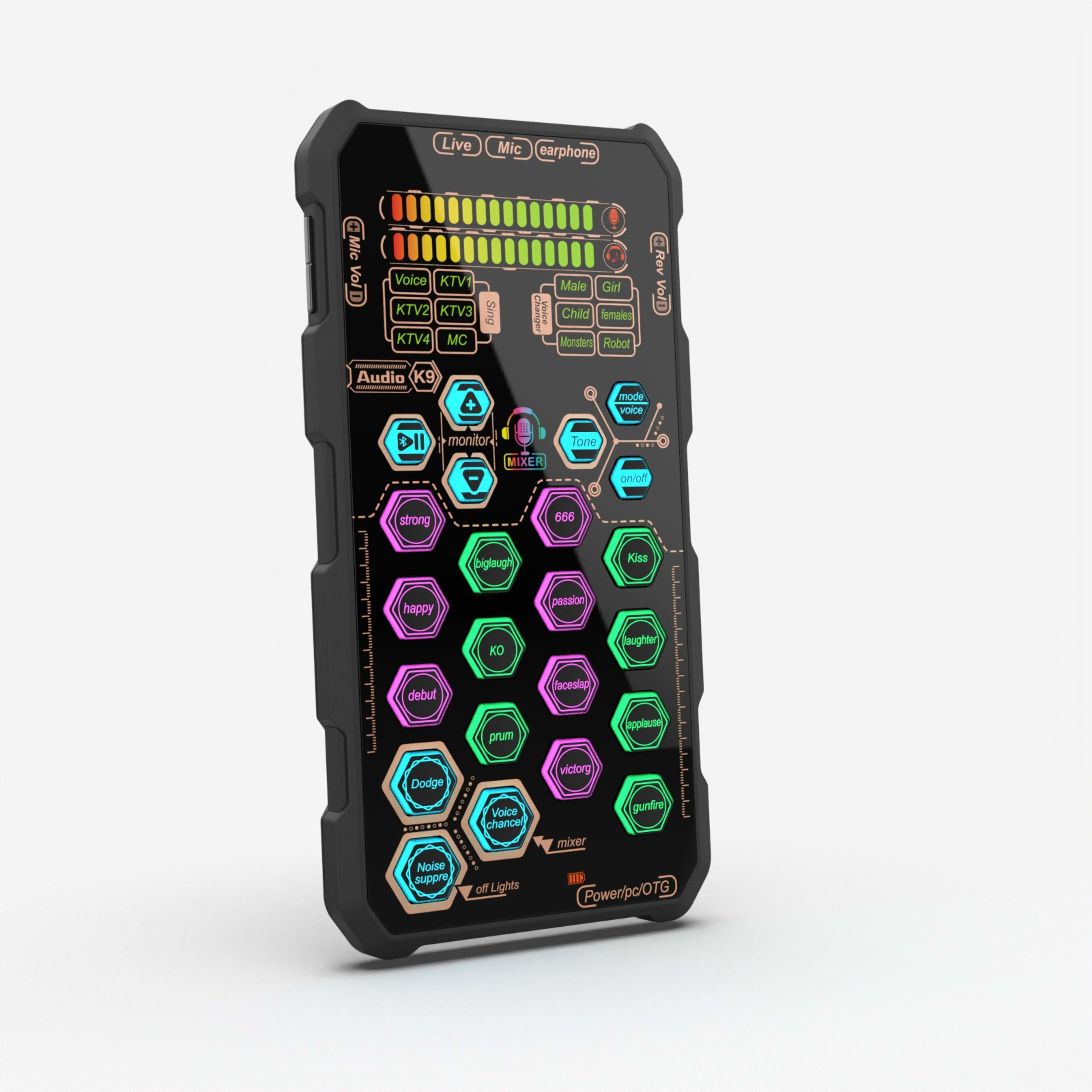 Outdoor Mobile Live Streaming Sound Card Suit 3
