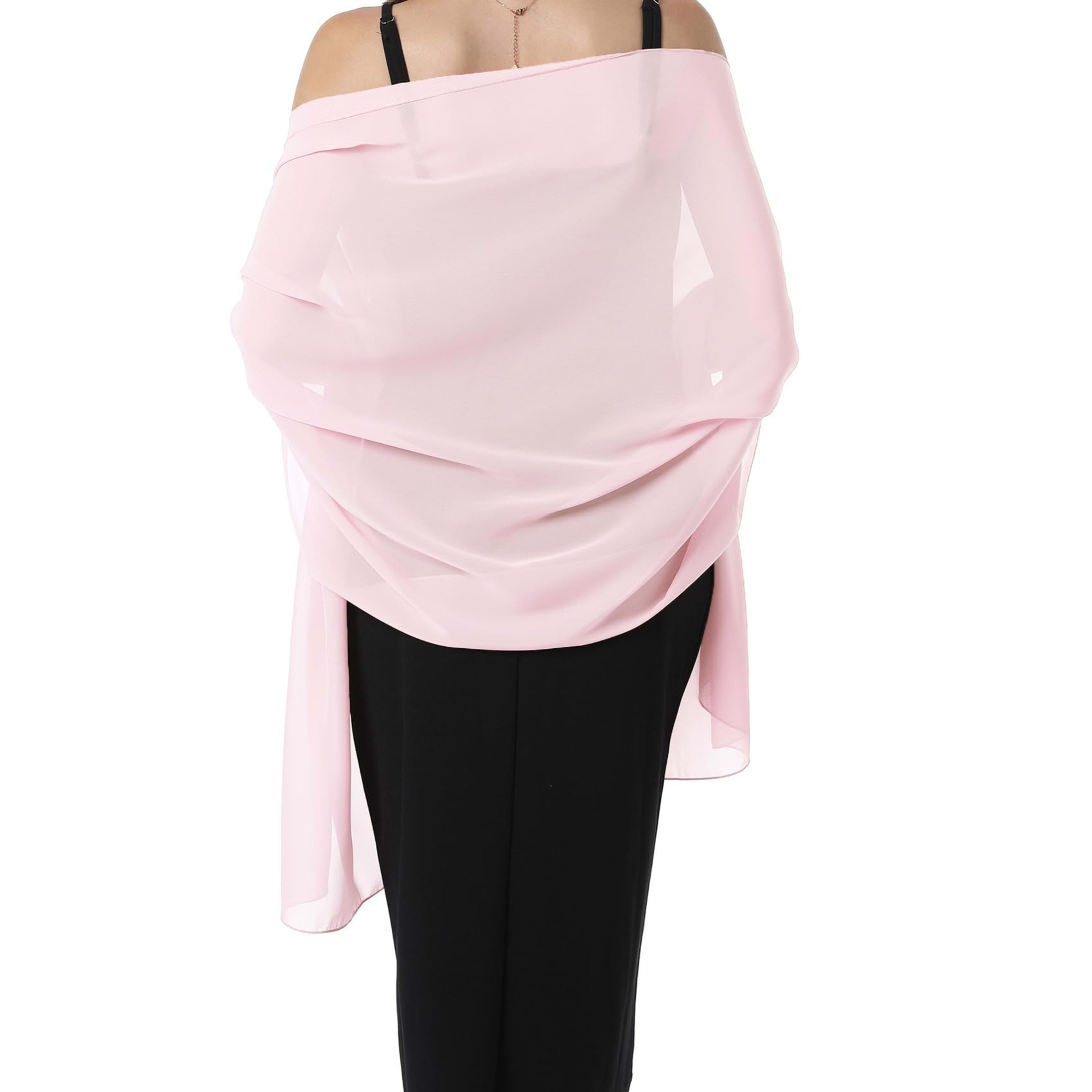 Chiffon Scarf - Lightweight Evening Gown Accessory Wedding Shawl for Women 32