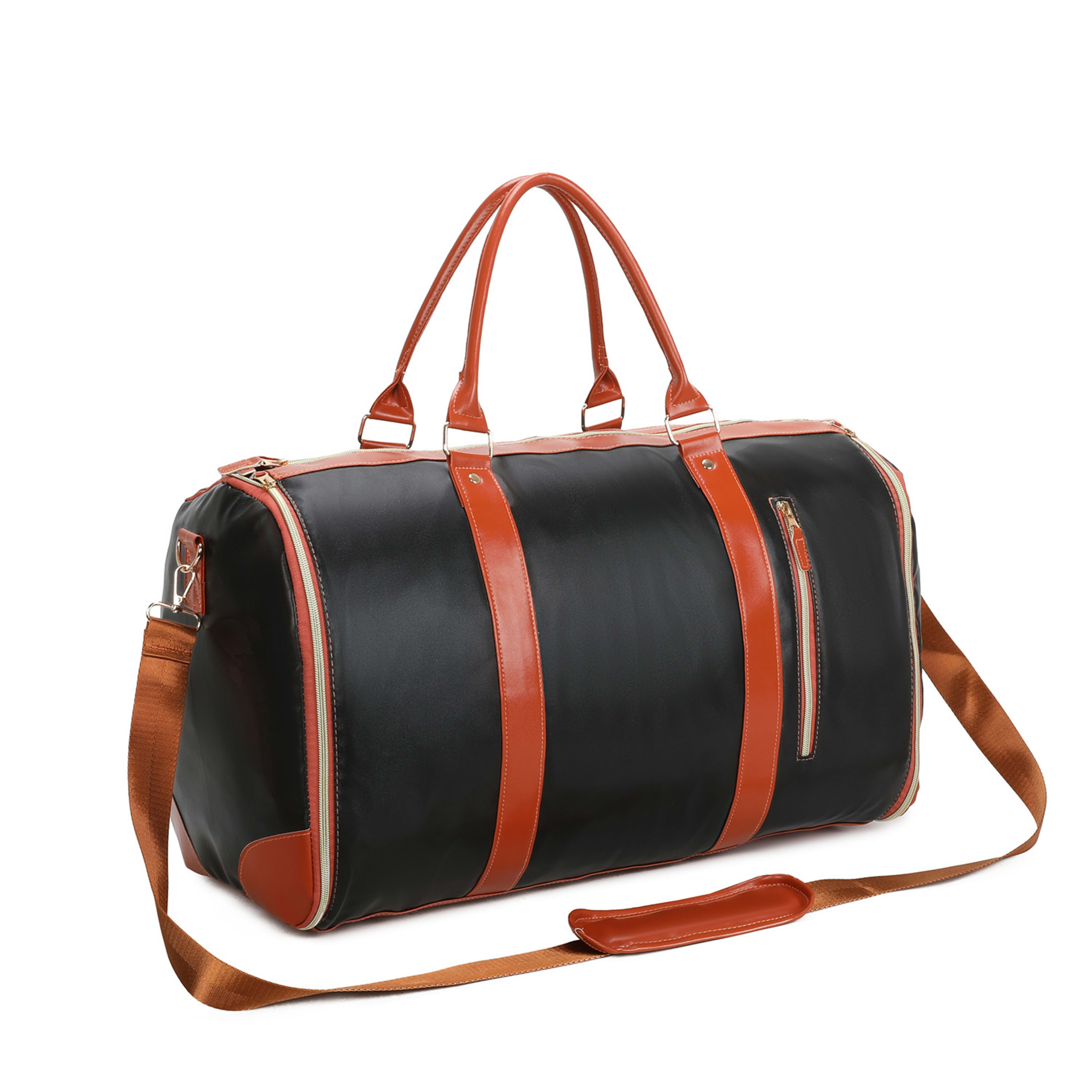 Travel Bag Clothing Storage BagPU Travel Gym Bag Foldable 2