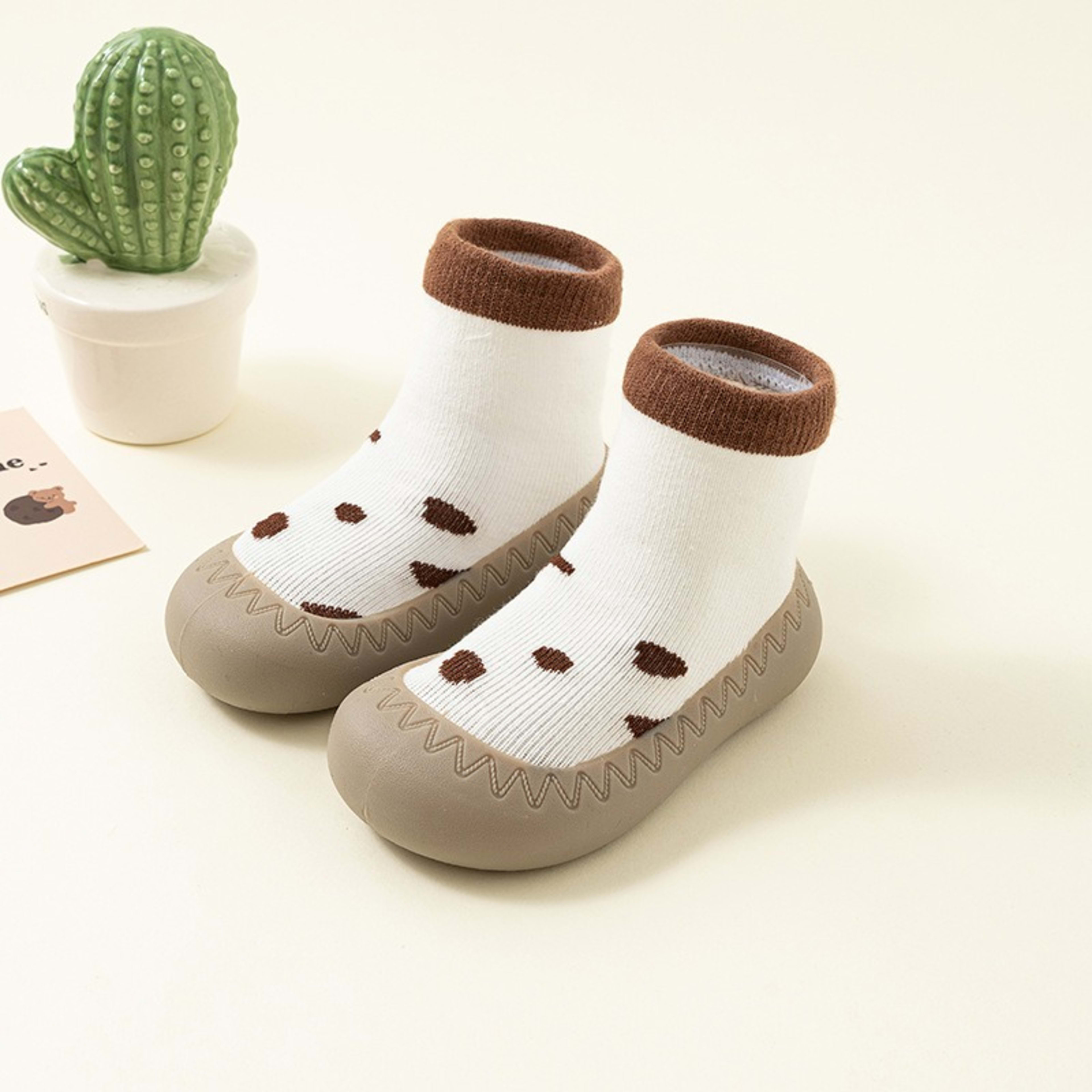 Thick-soled Childrens Sock Mid-calf Baby Indoor Shoes 2