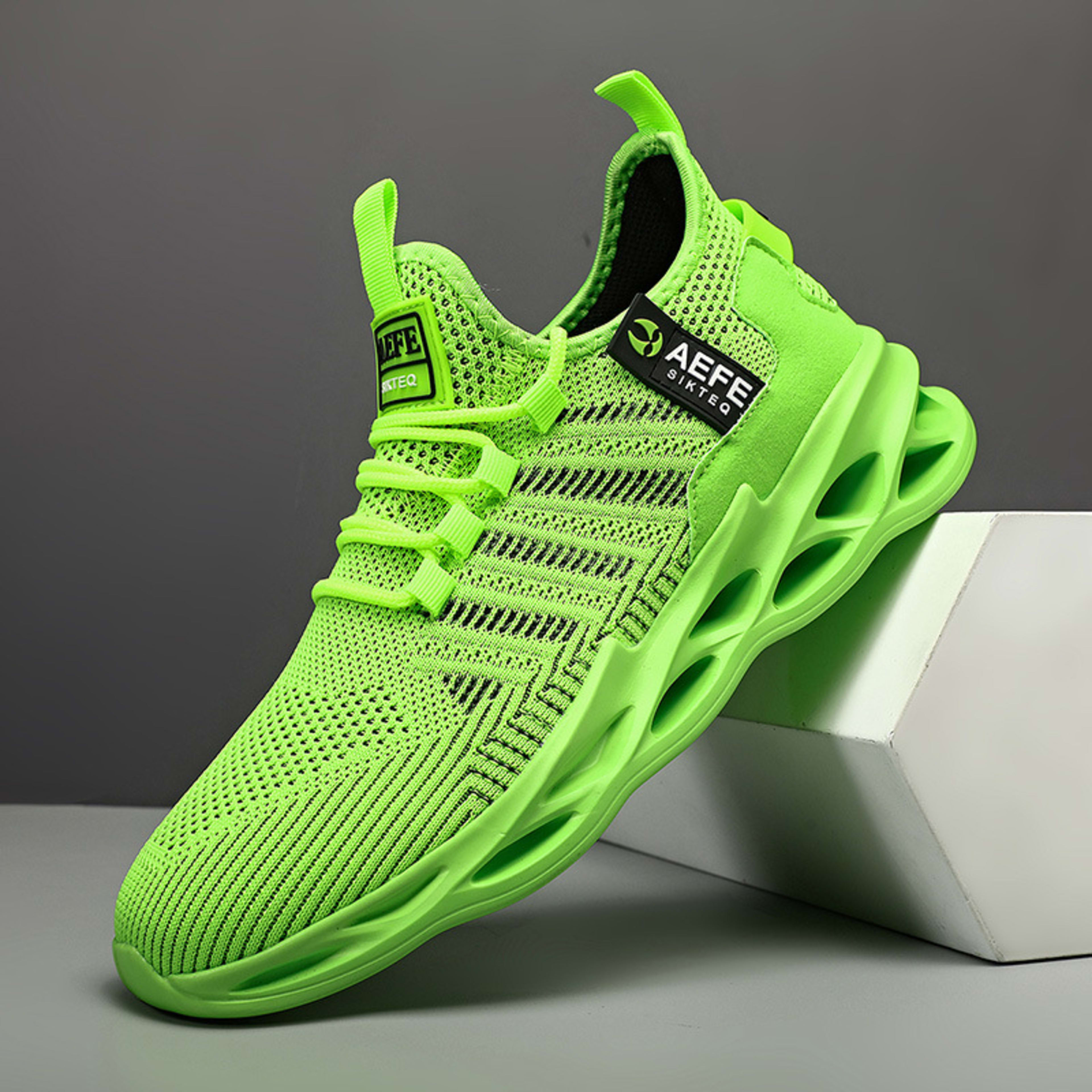 Mesh Breathable Casual Men's Korean Style Plus Size Light Running Shoes 19