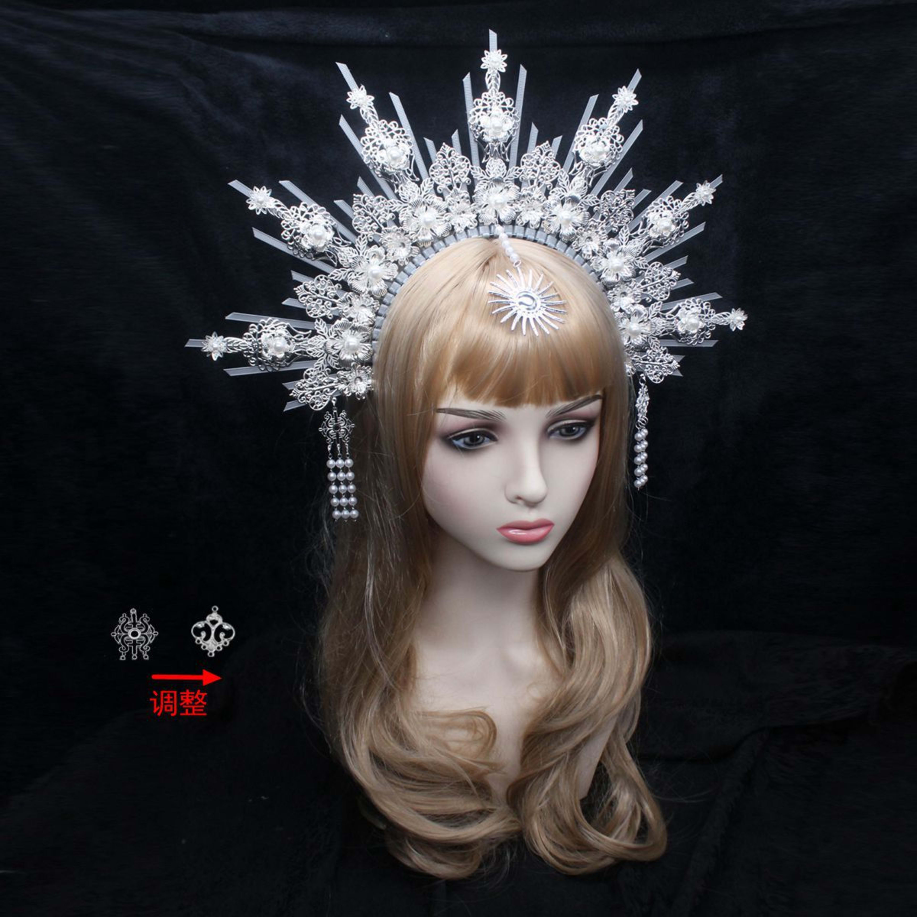 Handmade Sun Crown Accessory Kit Lolita Crown Supplies 10