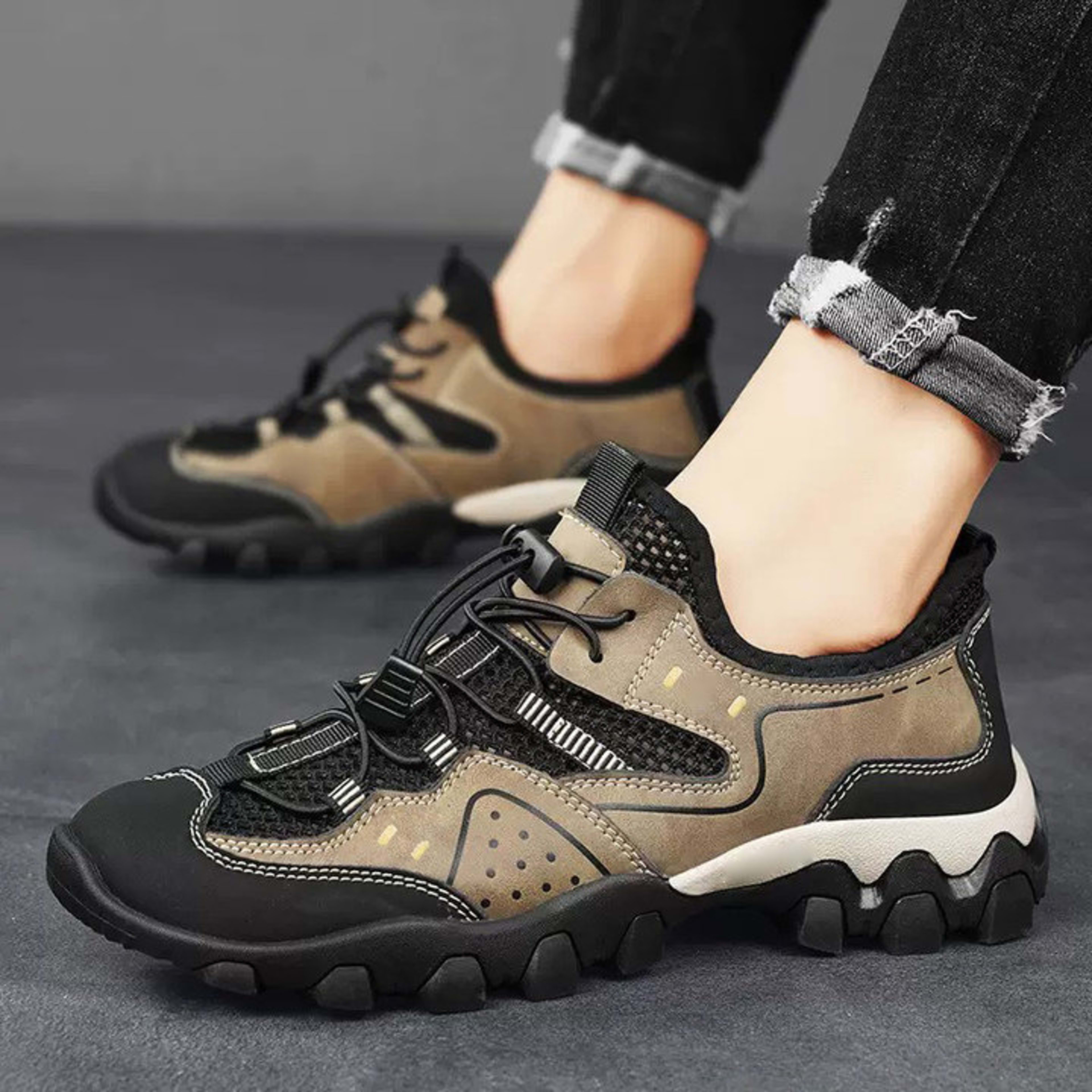 Mens Summer Casual Mesh Hiking Shoes 2