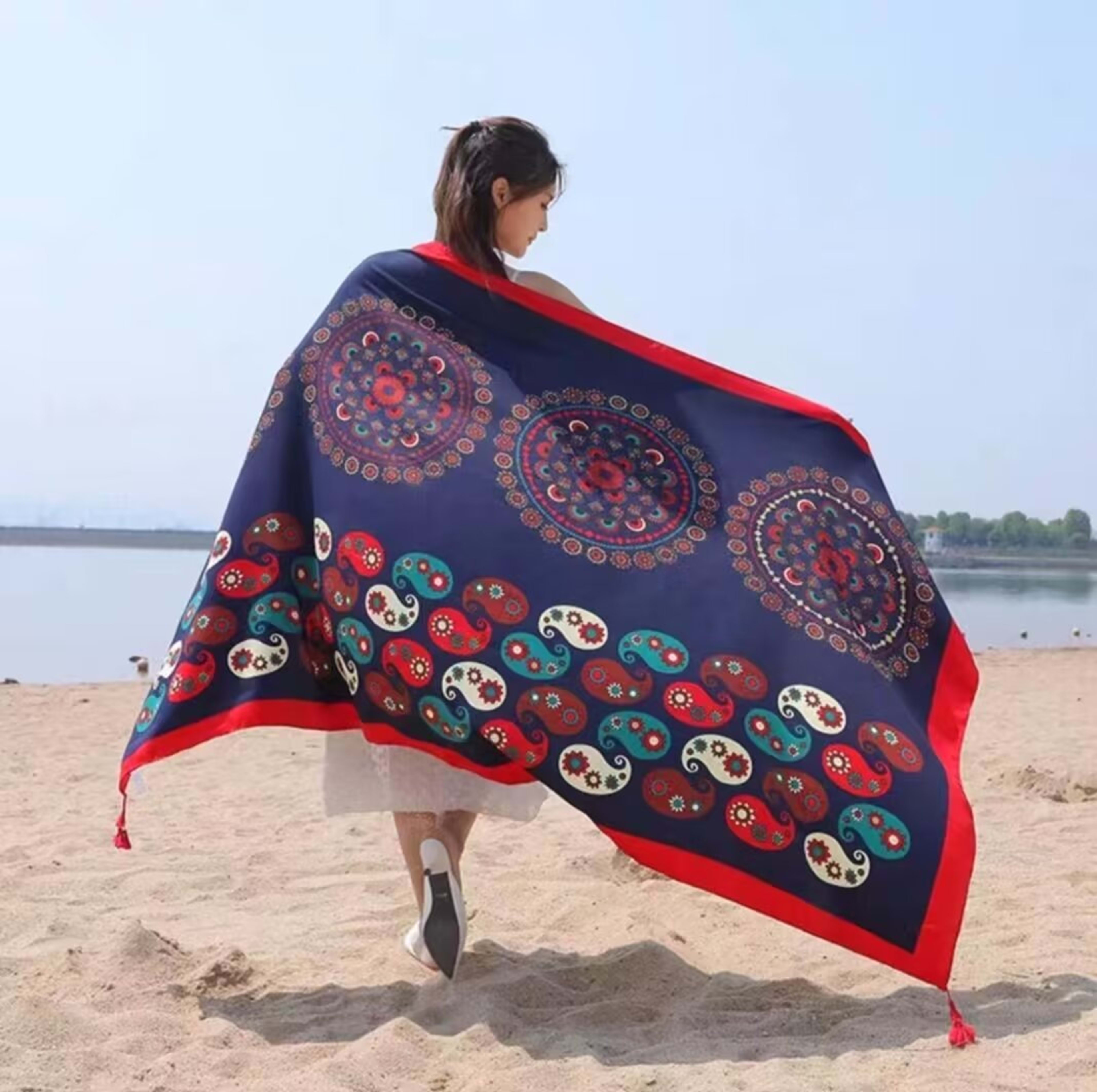Ethnic-style Dual-use Beach Towel New Arrival 80