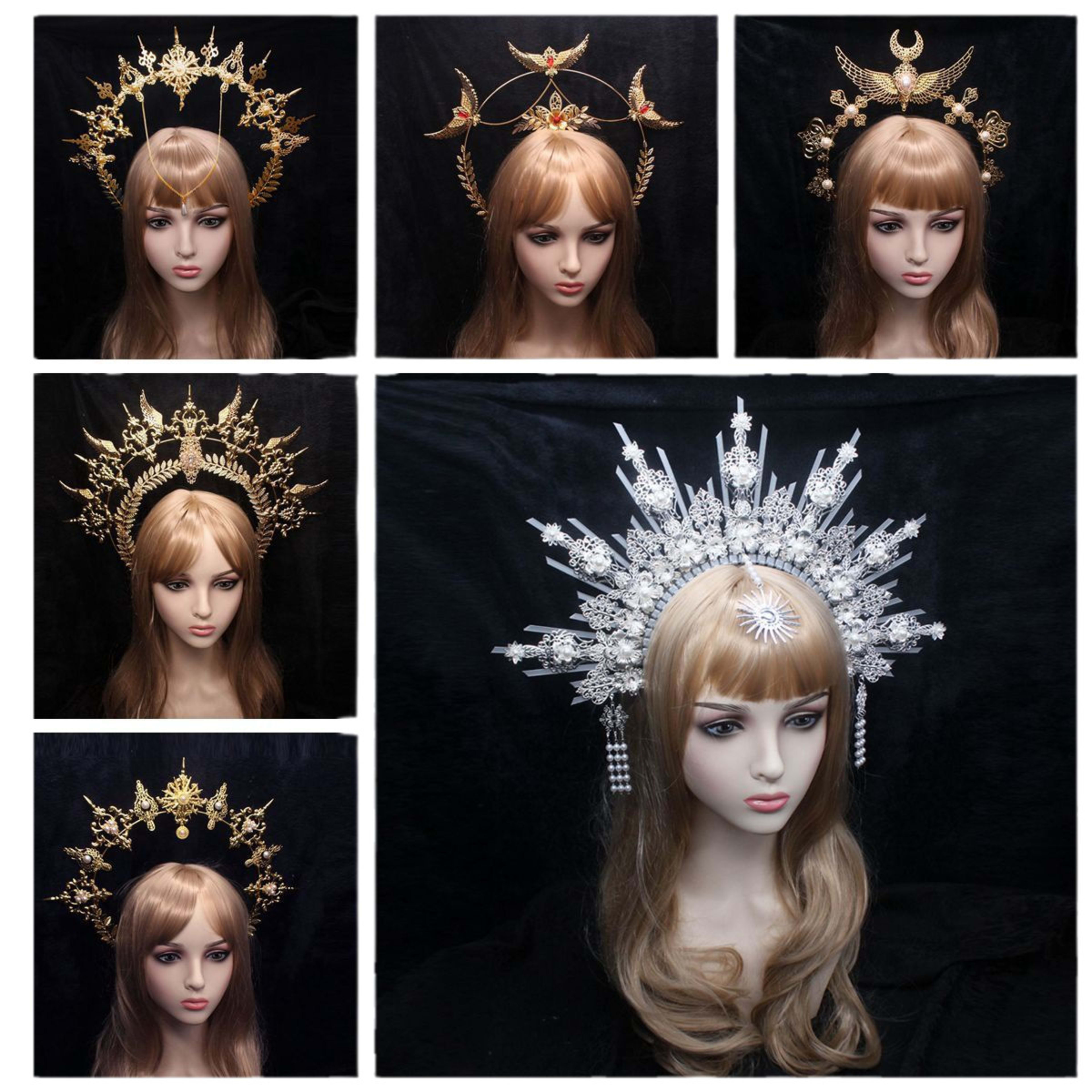Handmade Sun Crown Accessory Kit Lolita Crown Supplies 3