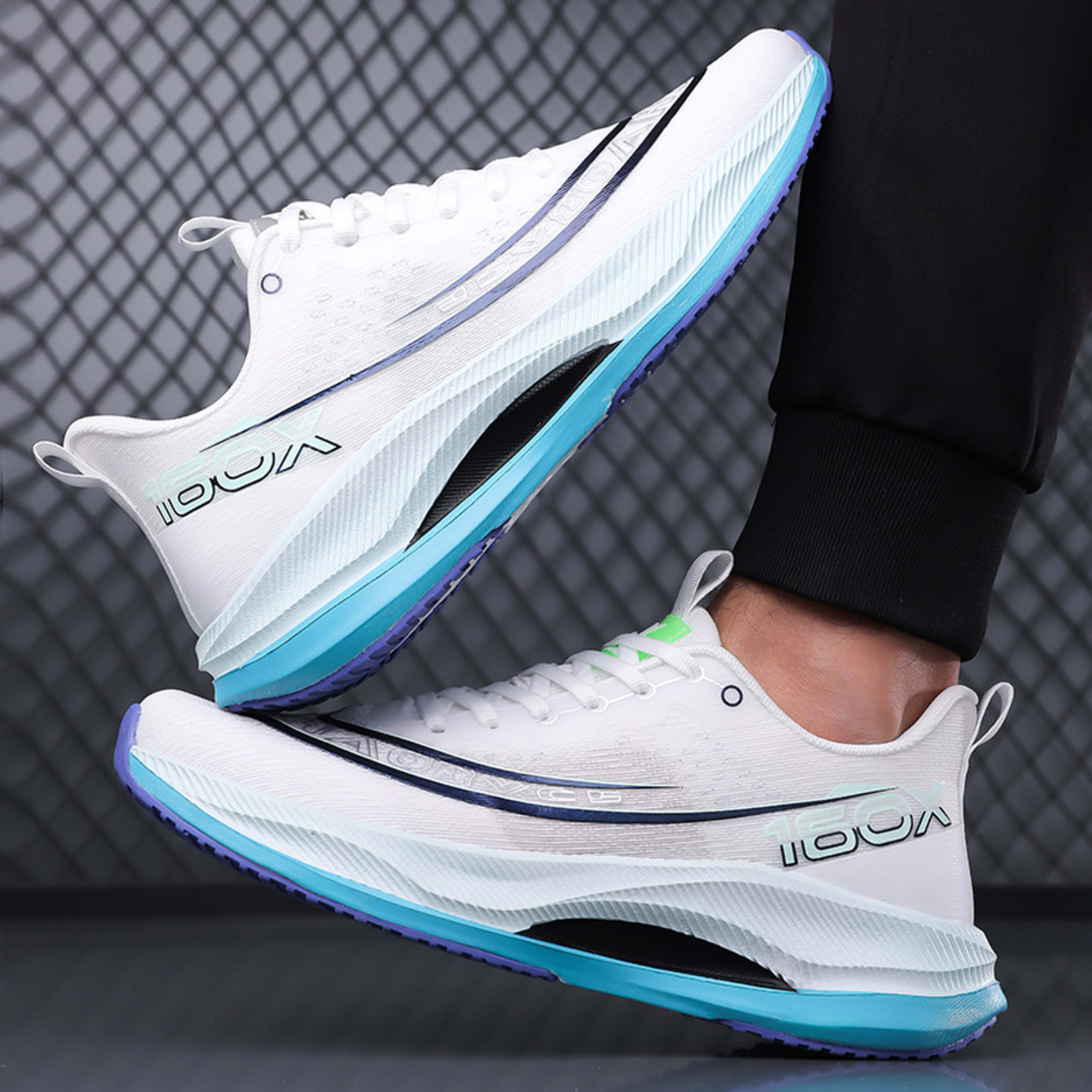 Breathable Soft-soled Mesh Surface Trendy Running Shoes Fashion Sneaker Men 3