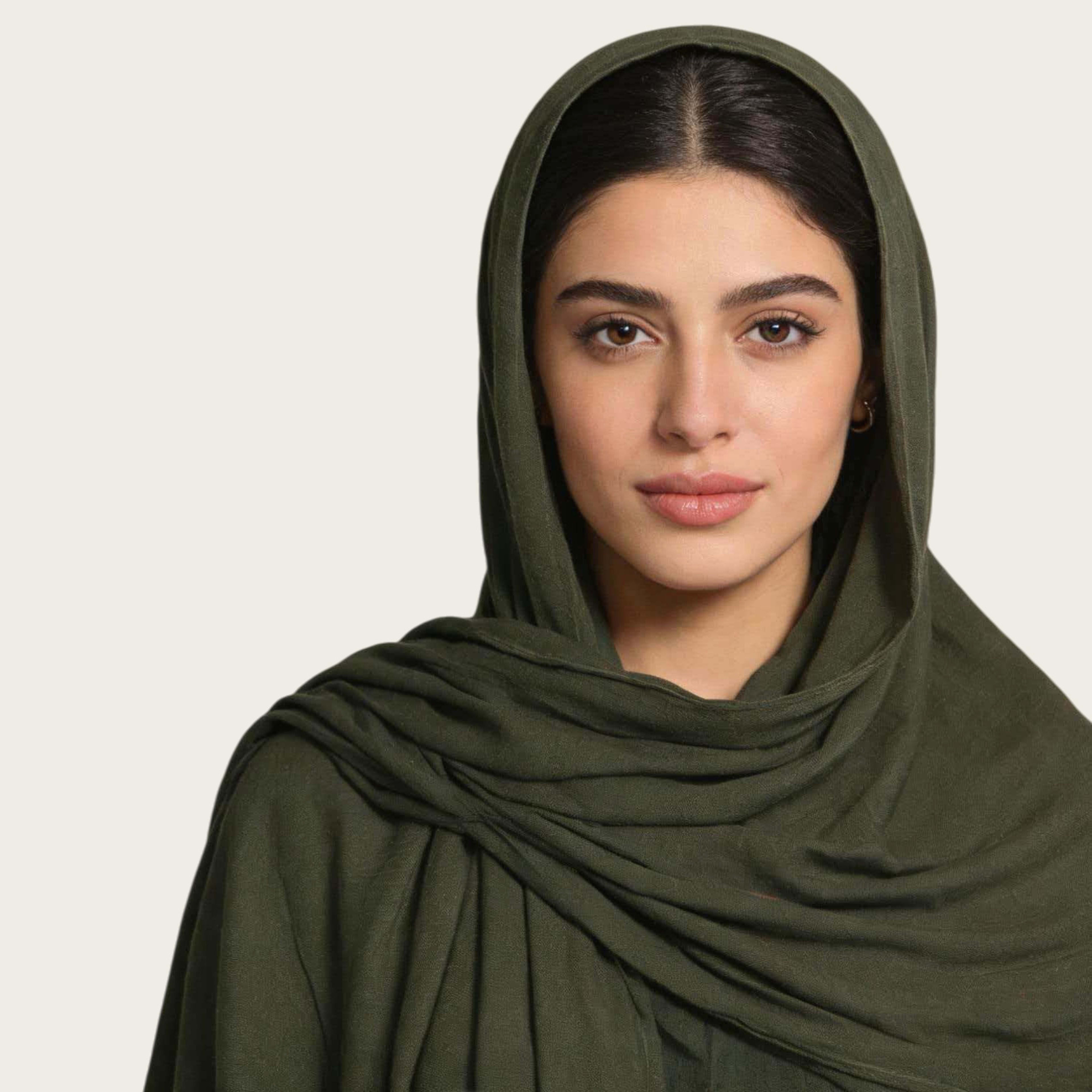 Mercerized Cotton Trendy Versatile Scarf Solid-color Long Scarf 38