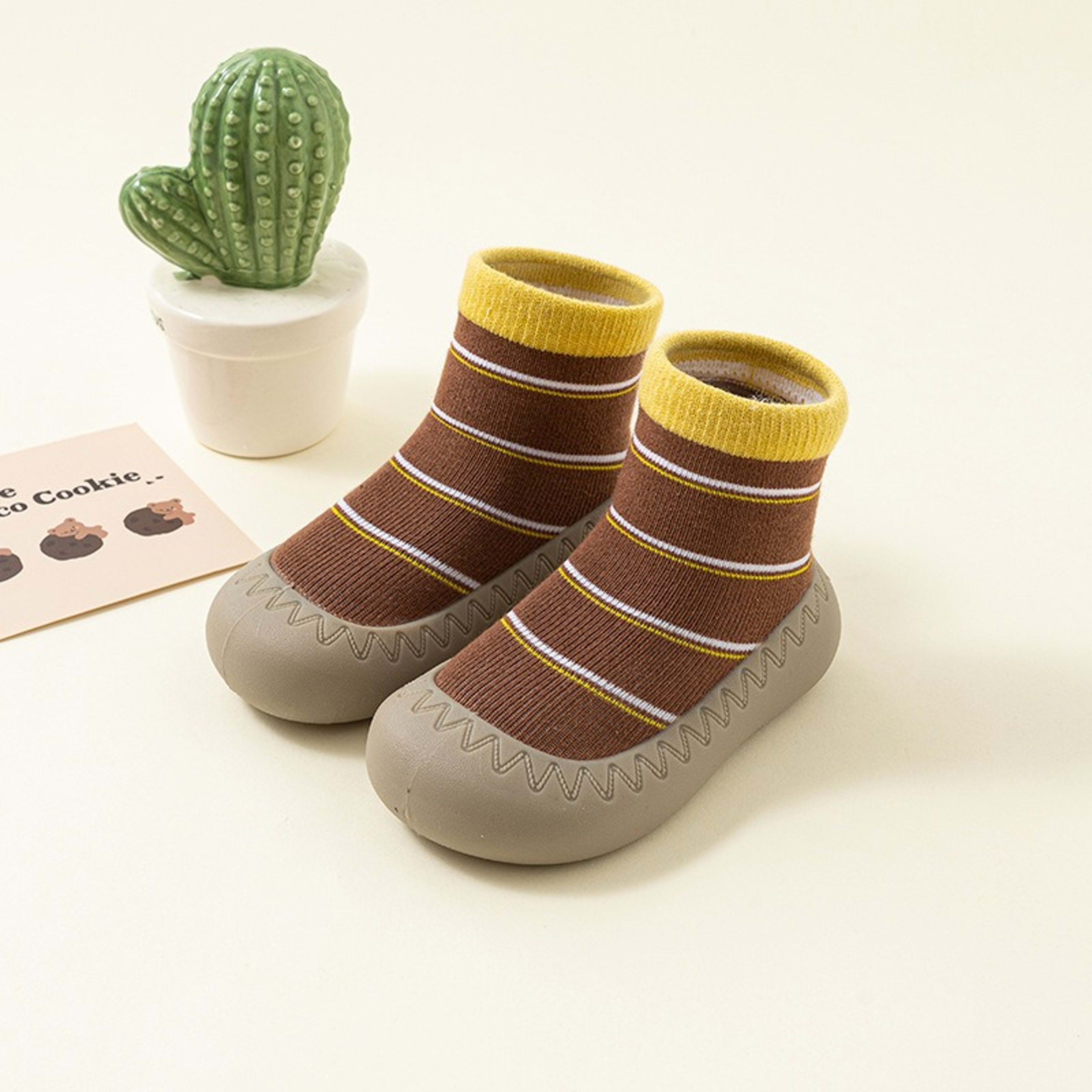 Thick-soled Childrens Sock Mid-calf Baby Indoor Shoes