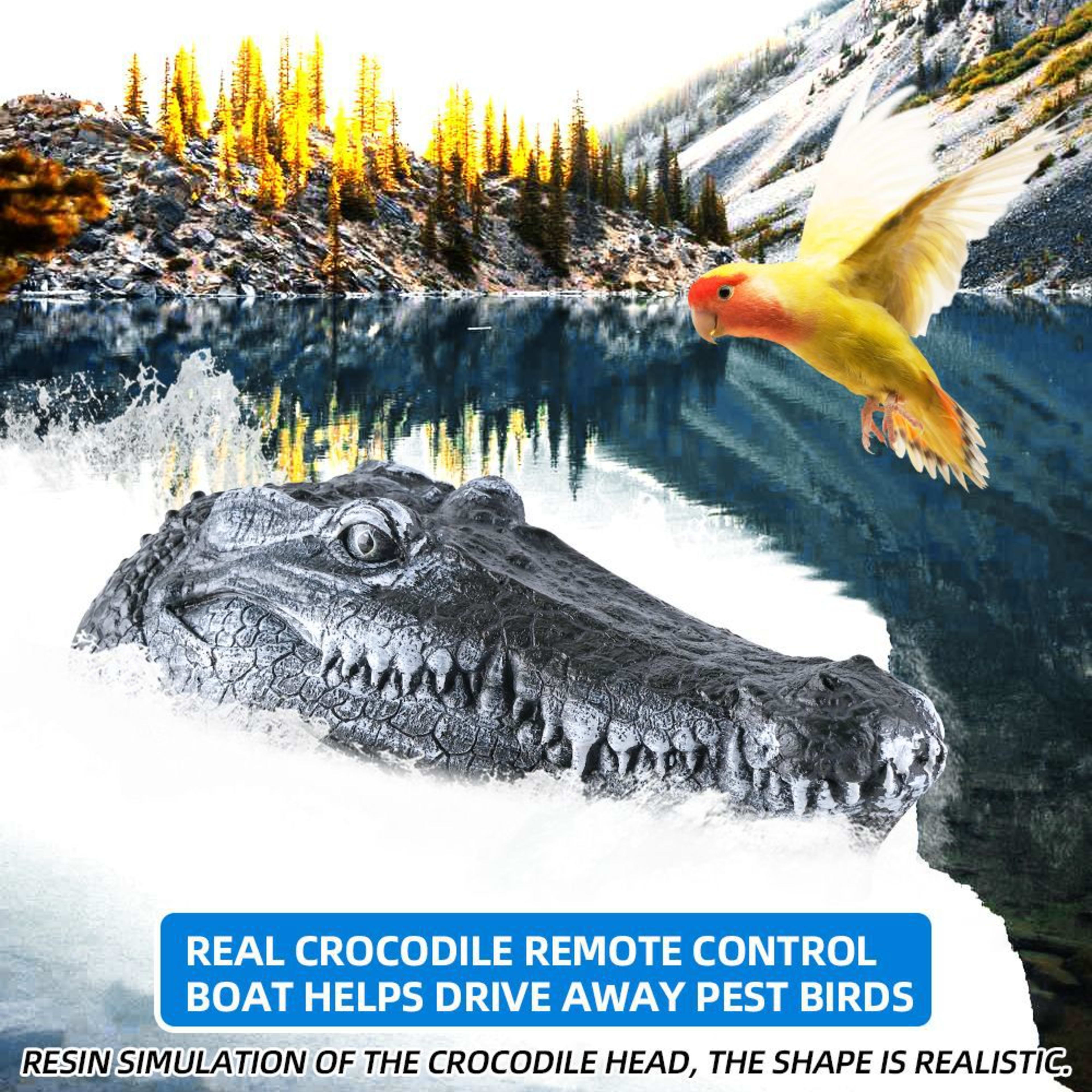 Simulated Crocodile Head Remote-control Ship Children's Water Ship Model Toys Boy Spoof 5