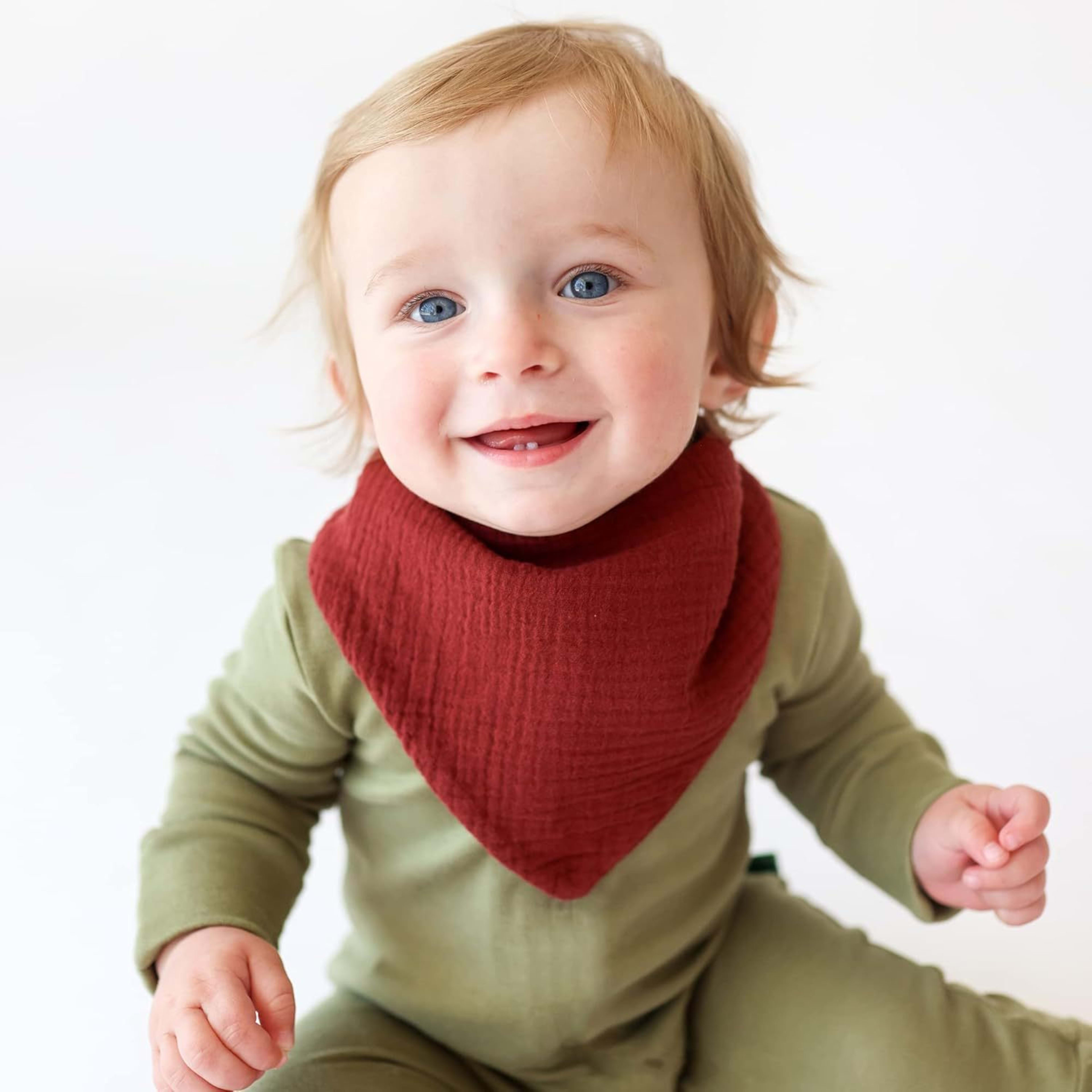 Adjustable Soft Triangular Scarf For Babies 15