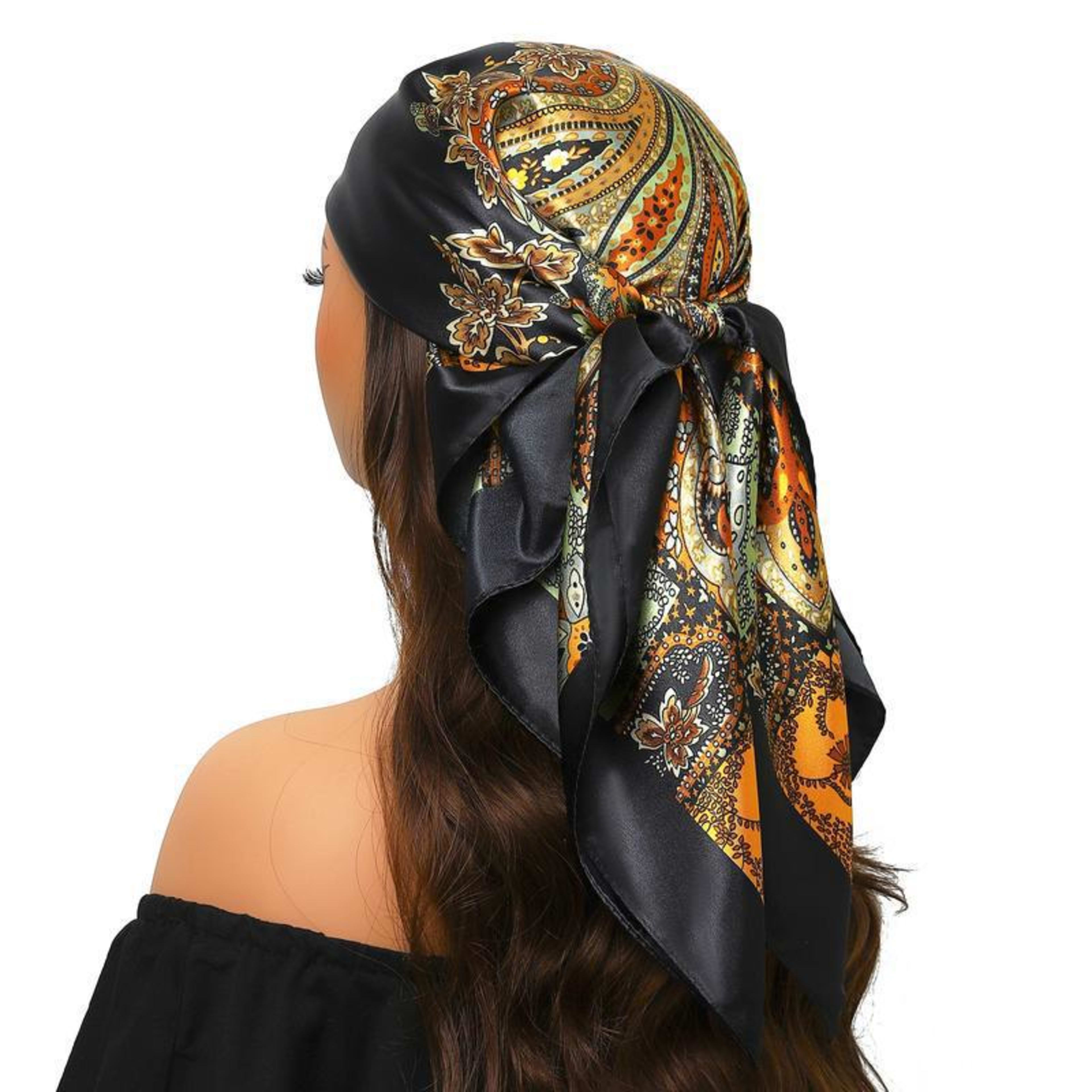 Women's Creative Printed All-Match Shawl Headscarf 45