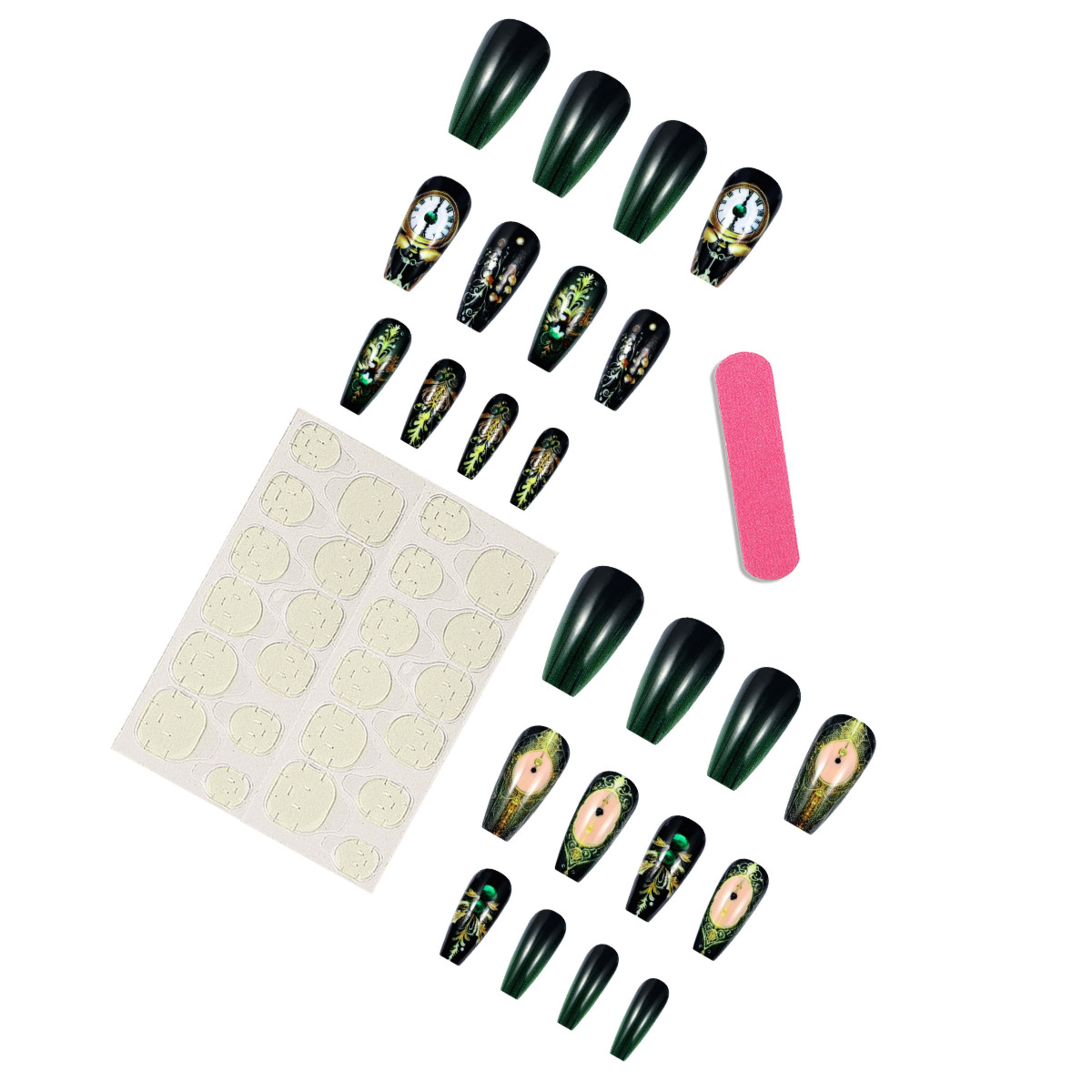 Retro Ins Style Removable Fake Nail Tip 2