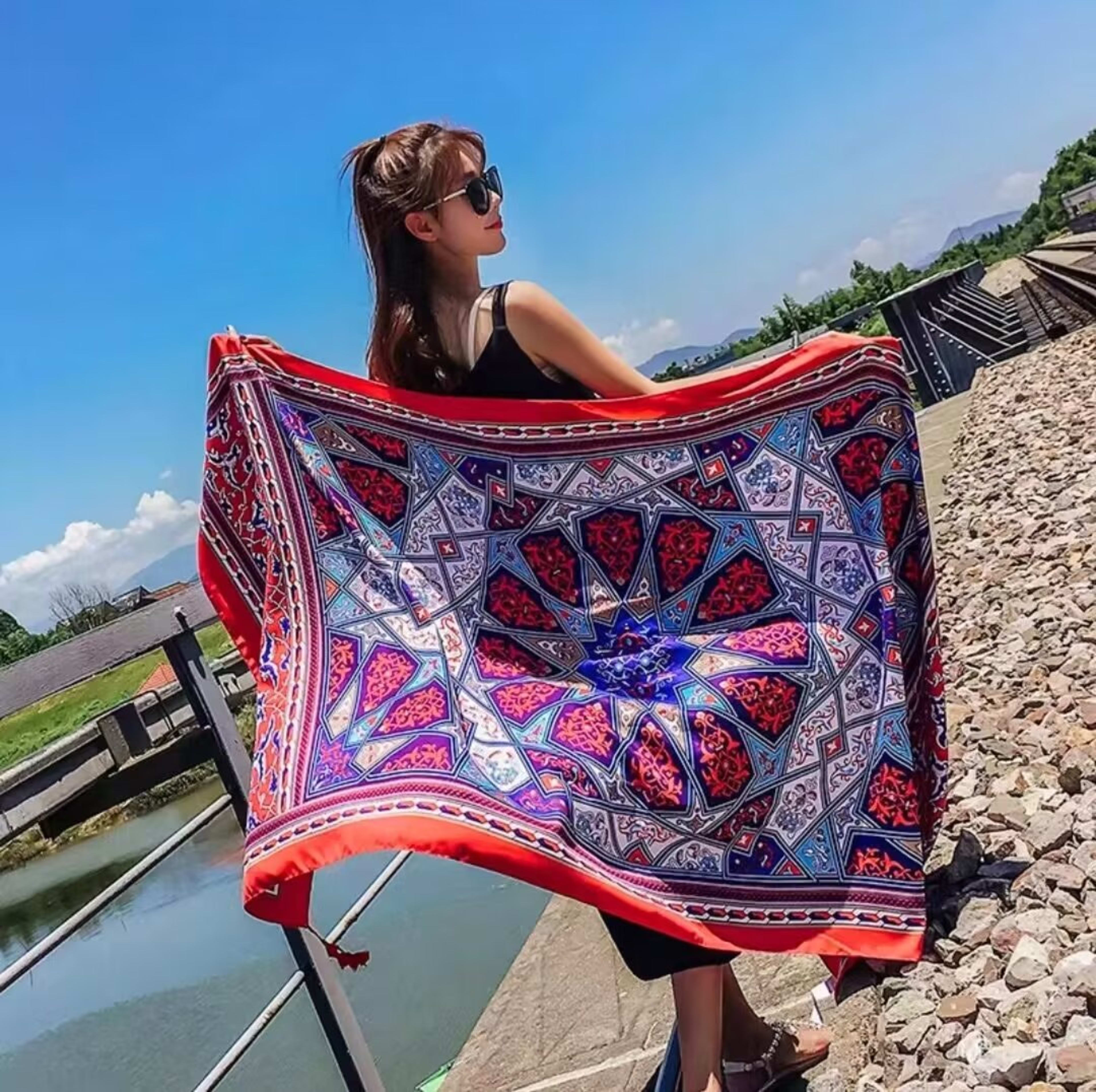 Ethnic-style Dual-use Beach Towel New Arrival 81