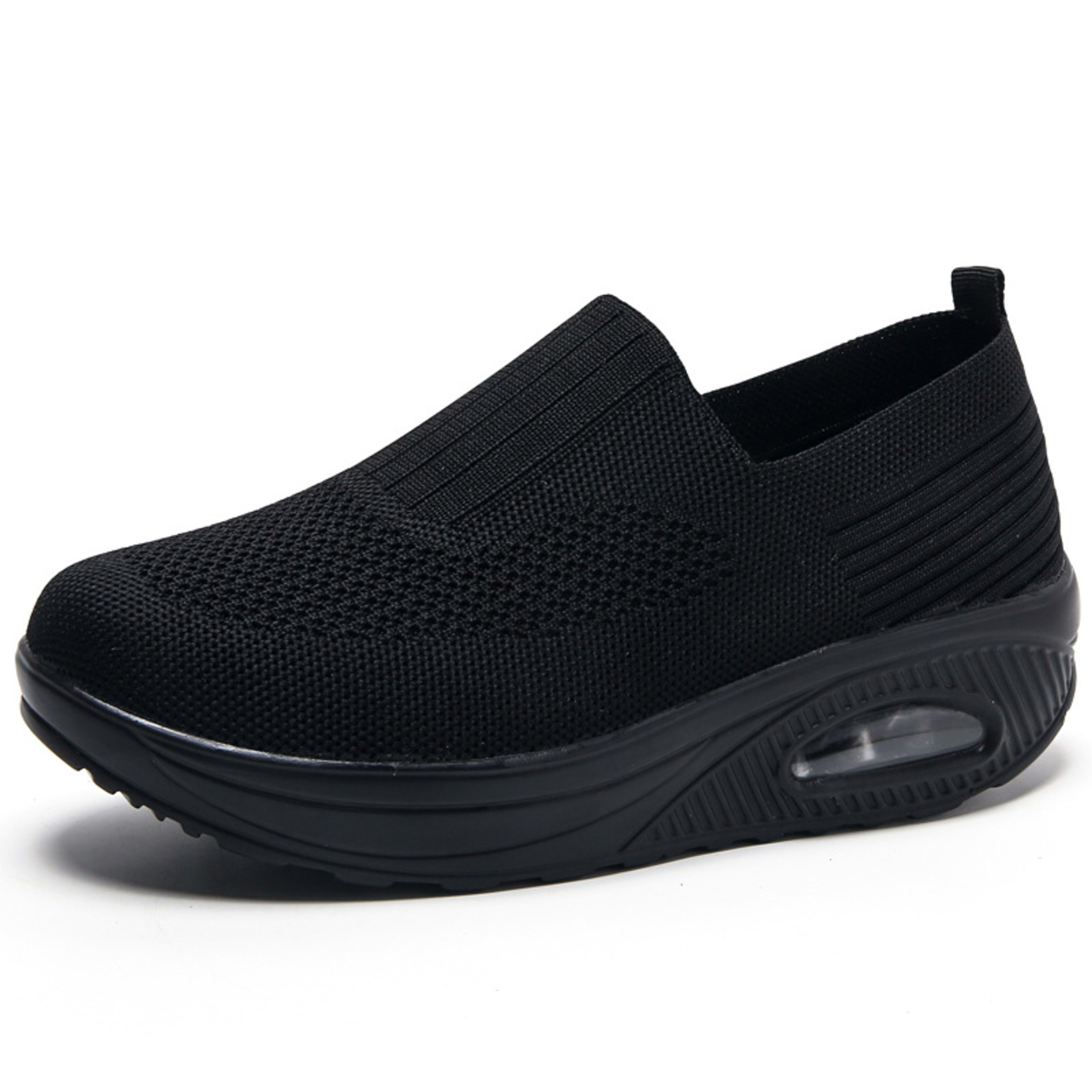 New Women's Leisure Sports Air Cushion Non-slip Flying Woven Women's Shoes 9