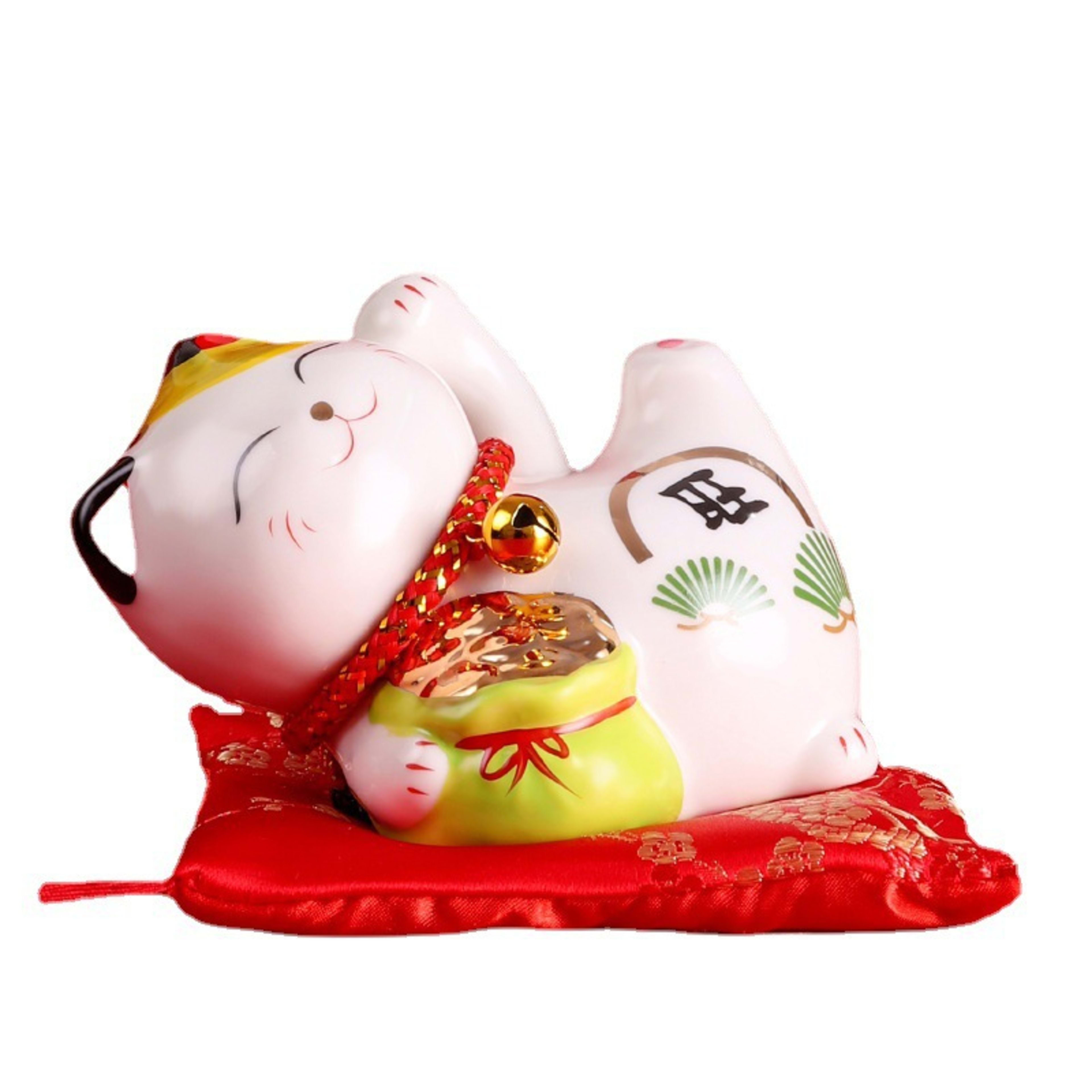 Creative Home Decor Ceramic Lucky Cat Ornament